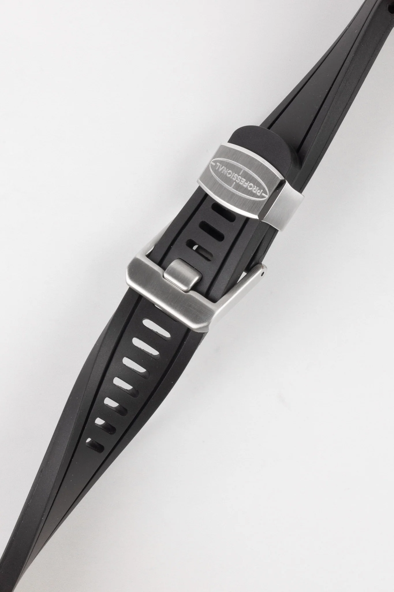CRAFTER BLUE CB02 Black Rubber Watch Strap for Seiko Sumo - Image 3
