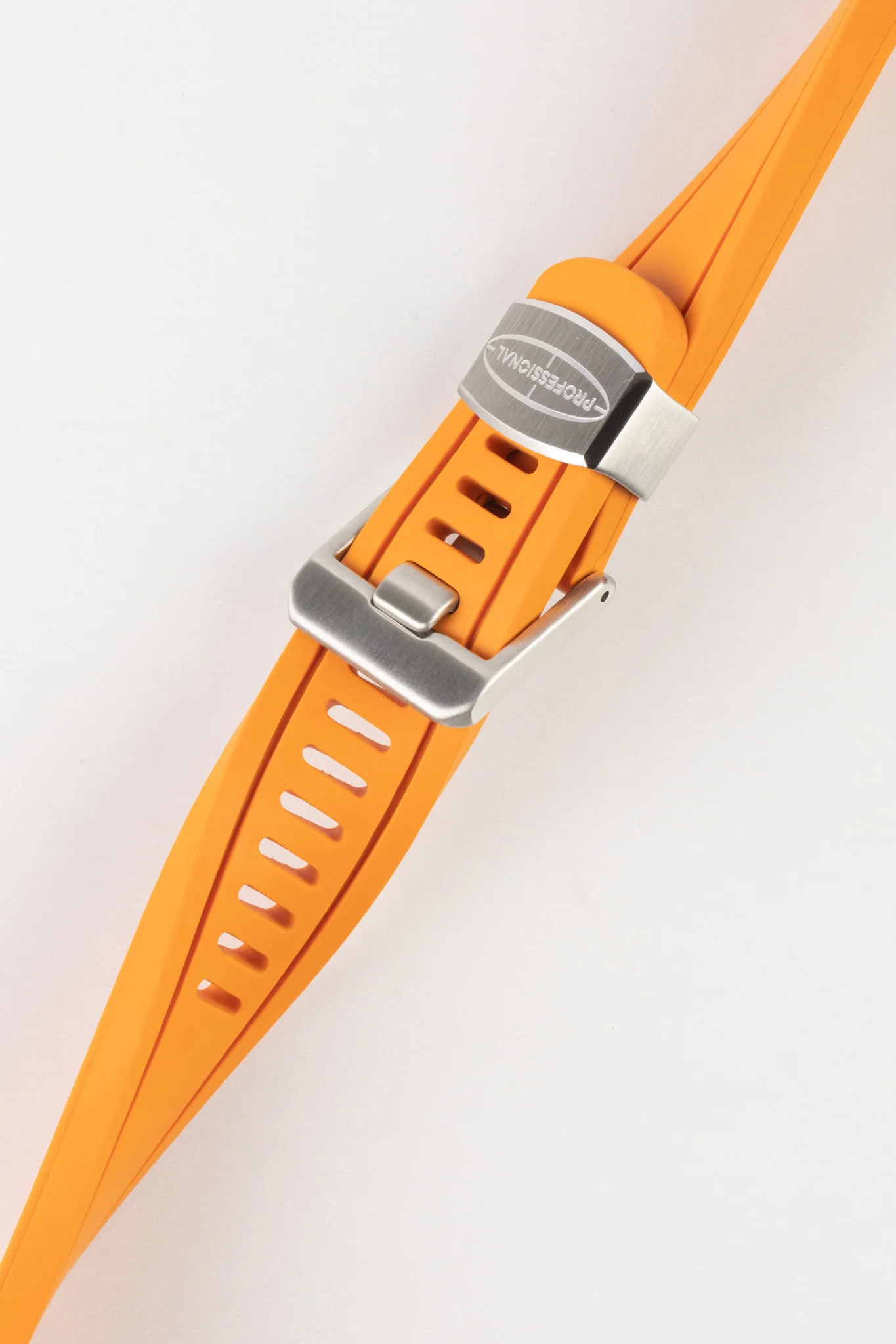 CRAFTER BLUE CB02 Orange Rubber Watch Strap for Seiko Sumo - Image 3