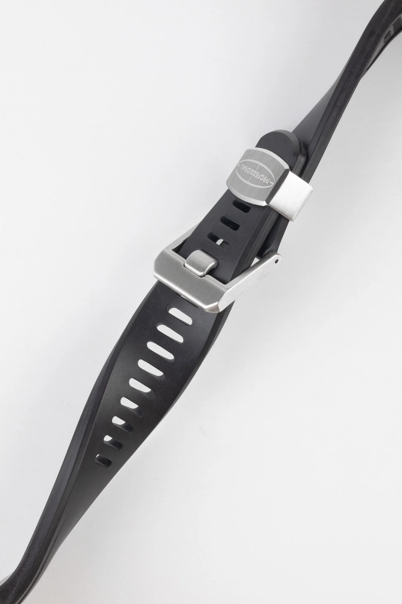 CRAFTER BLUE CB09 Rubber Watch Strap for Seiko "New" Samurai Series – BLACK - Image 4