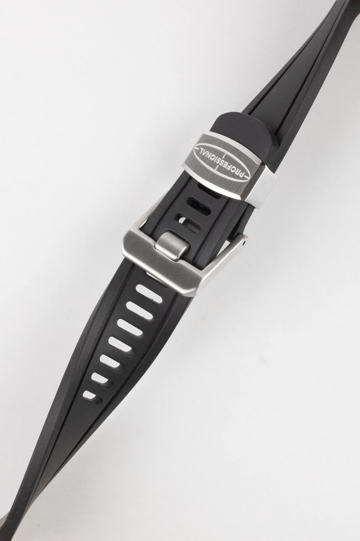 CRAFTER BLUE CB04 Rubber Watch Strap for Seiko Shogun Series – BLACK - Image 3