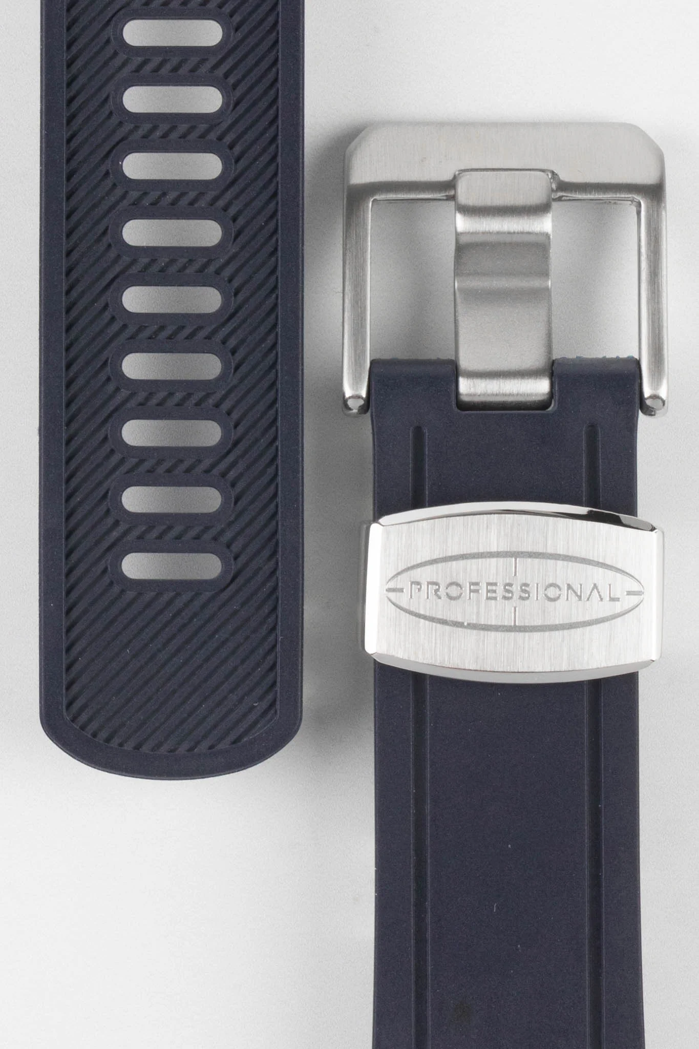 CRAFTER BLUE CB04 Rubber Watch Strap for Seiko Shogun Series – NAVY - Image 2
