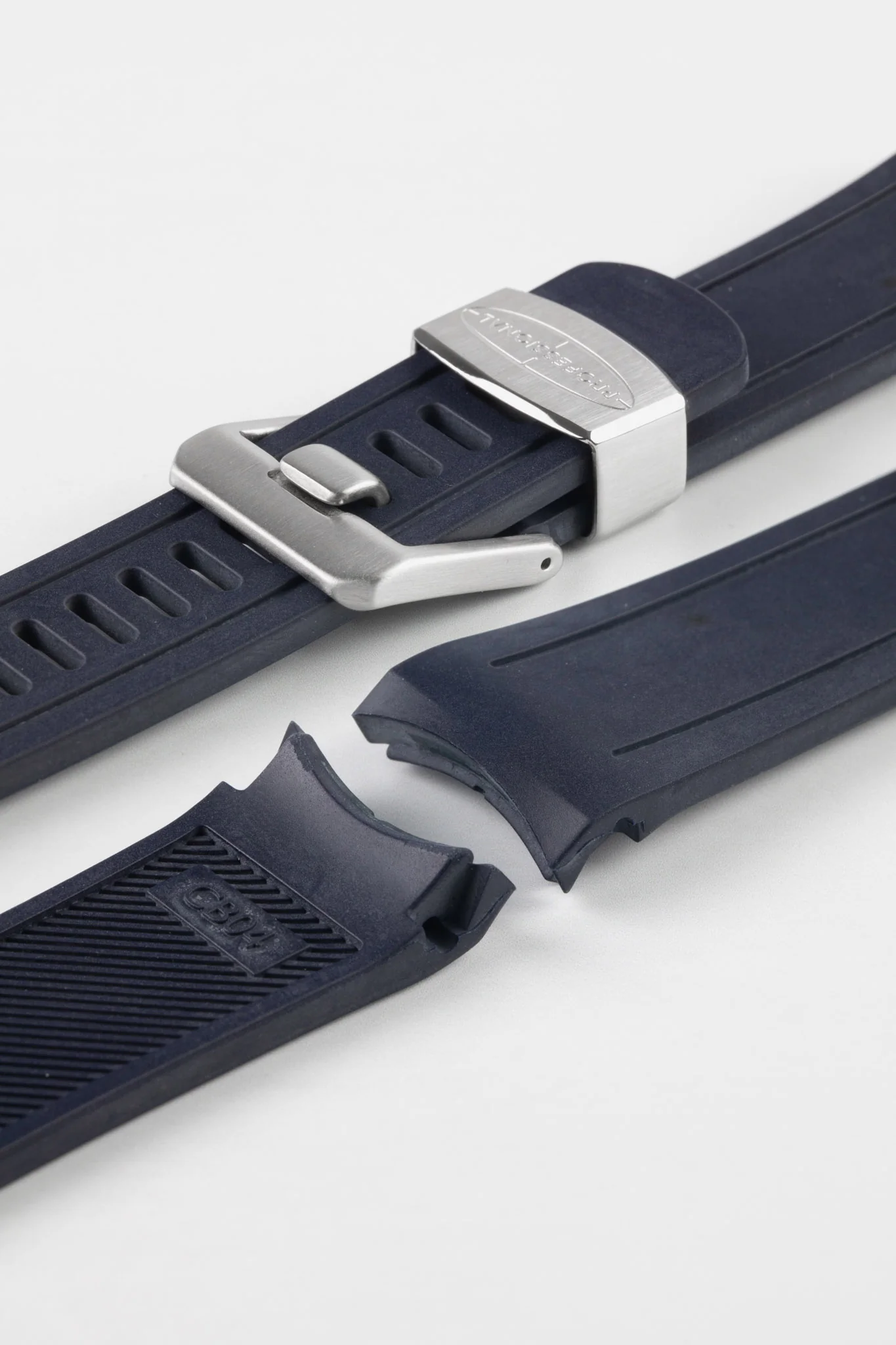 CRAFTER BLUE CB04 Rubber Watch Strap for Seiko Shogun Series – NAVY - Image 4