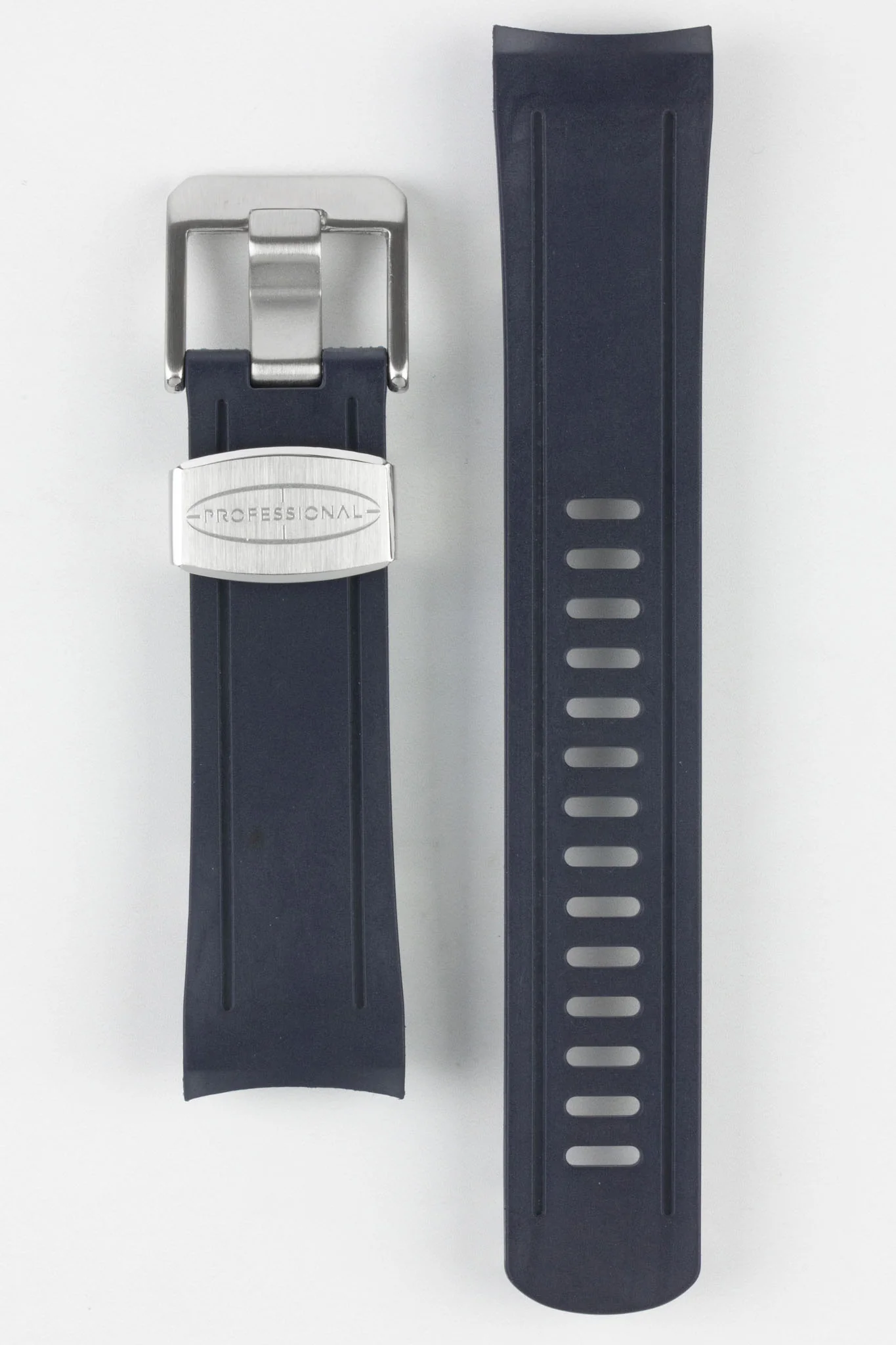 CRAFTER BLUE CB04 Rubber Watch Strap for Seiko Shogun Series – NAVY - Image 5
