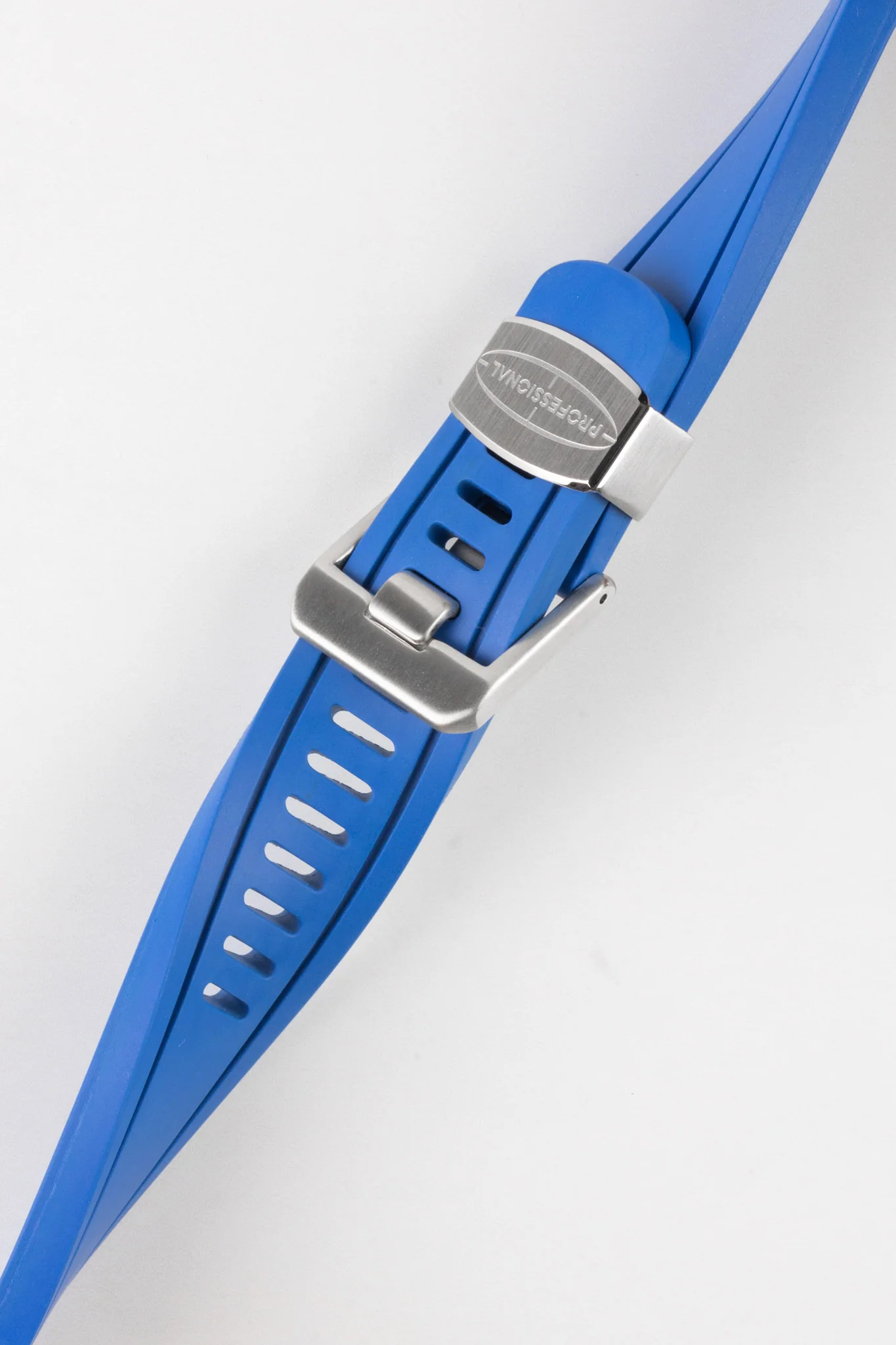 CRAFTER BLUE CB02 Light Blue Rubber Watch Strap for Seiko Sumo - Image 3