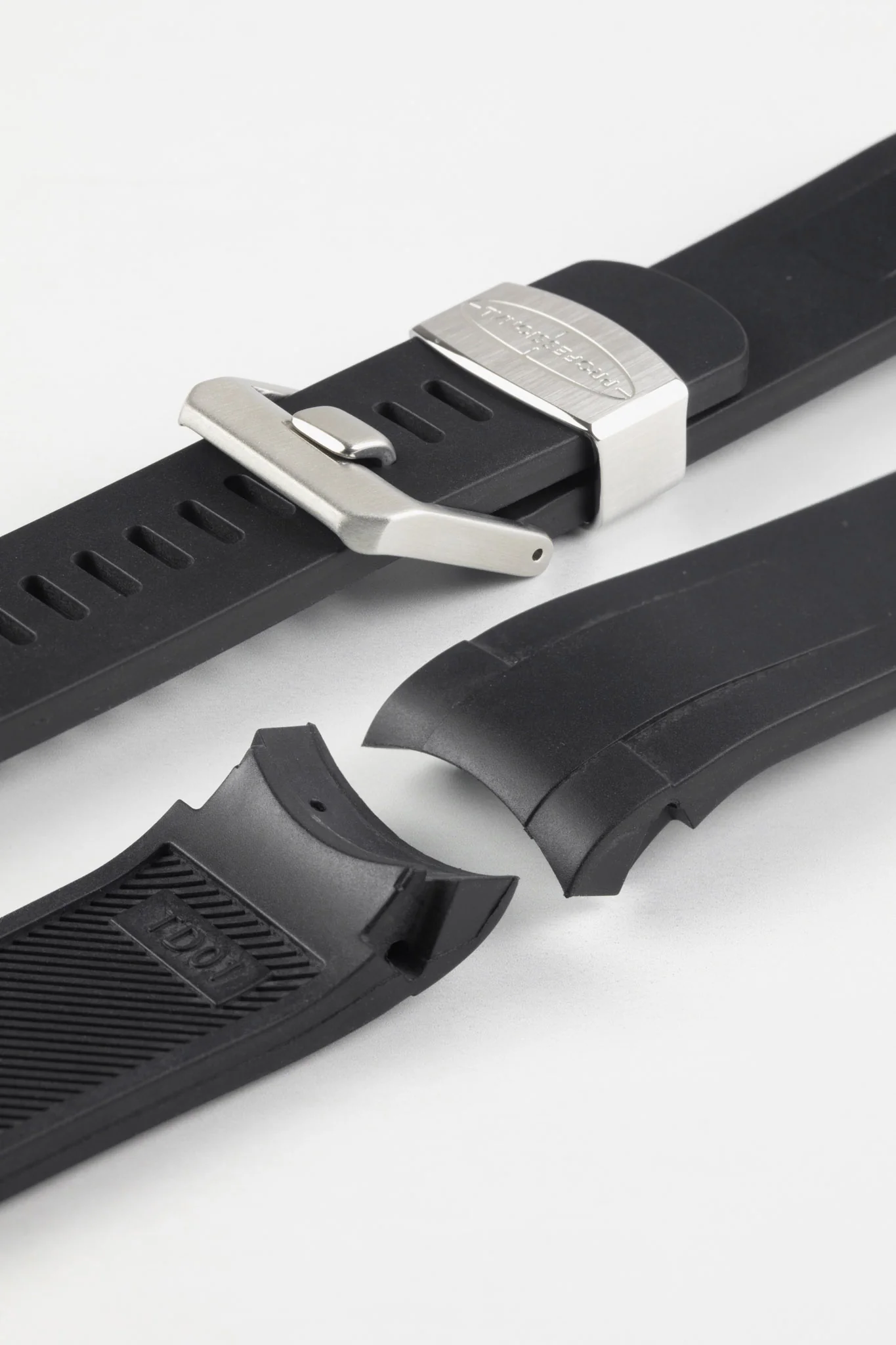 CRAFTER BLUE TD01 Rubber Watch Strap for Tudor Black Bay Series – BLACK - Image 5