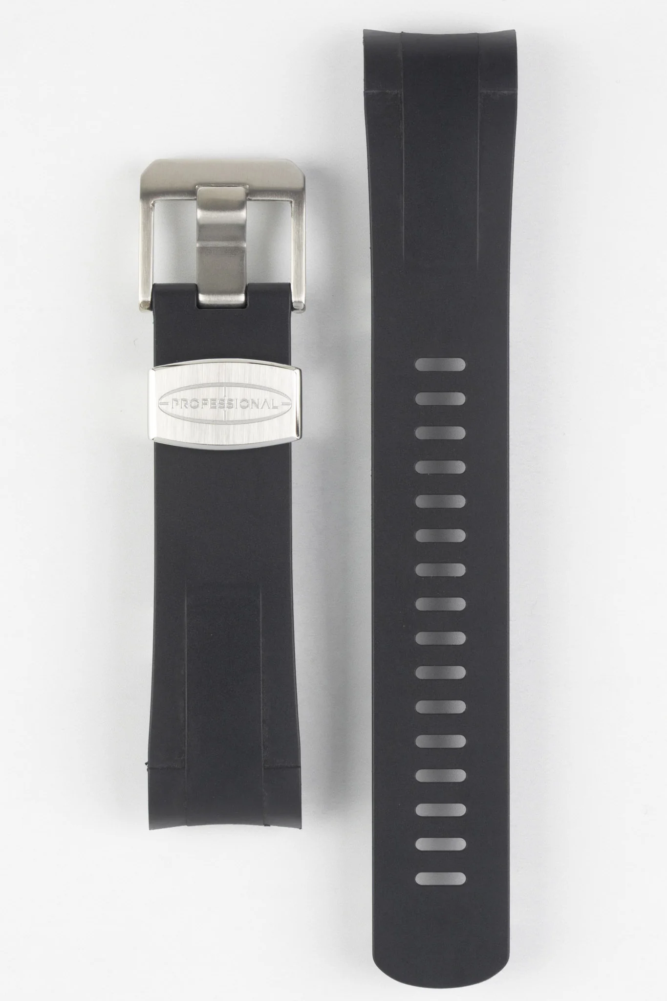 CRAFTER BLUE TD01 Rubber Watch Strap for Tudor Black Bay Series – BLACK - Image 7