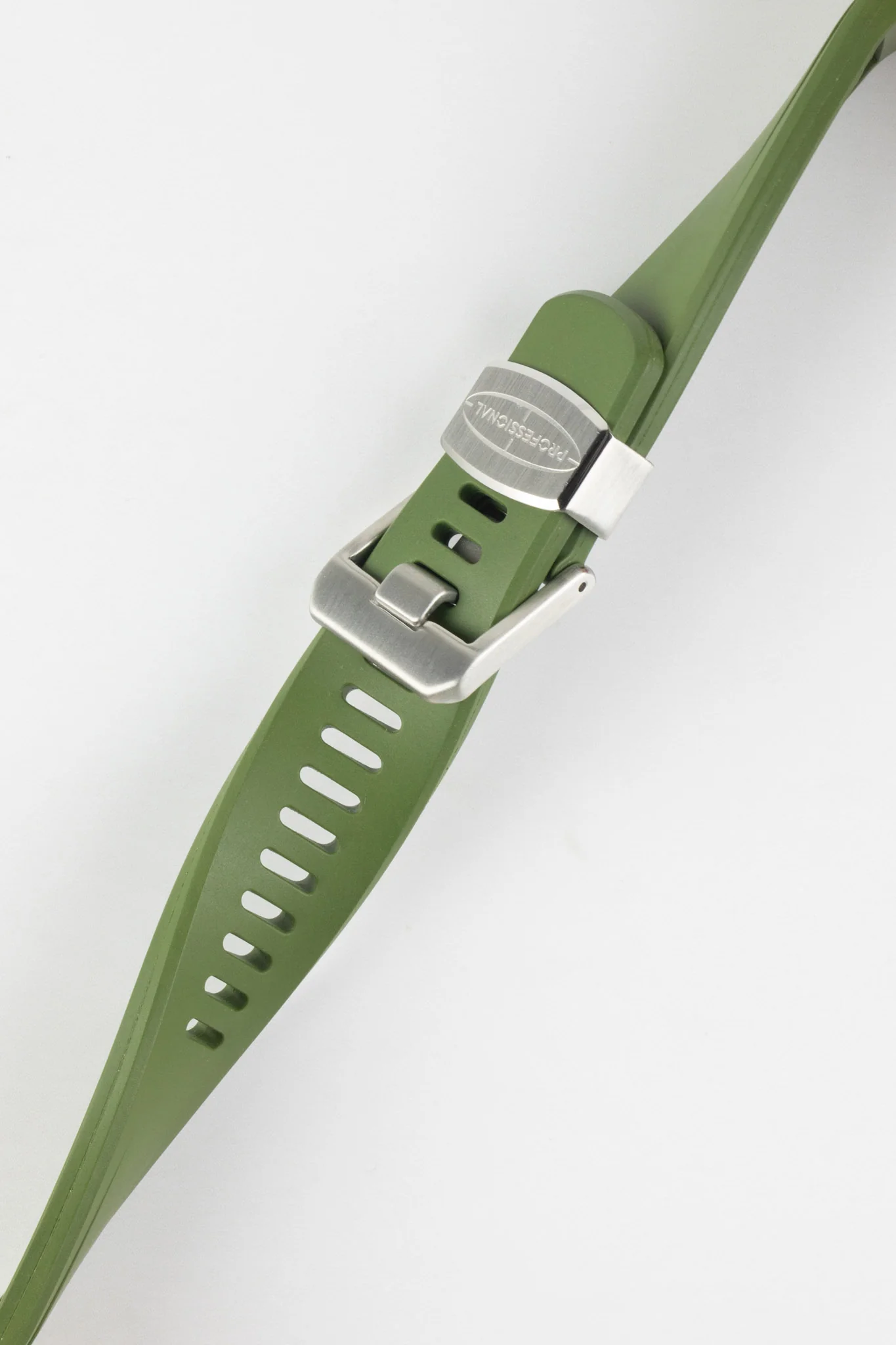 CRAFTER BLUE CB08 Rubber Watch Strap for Seiko "New" Turtle Series – GREEN - Image 4