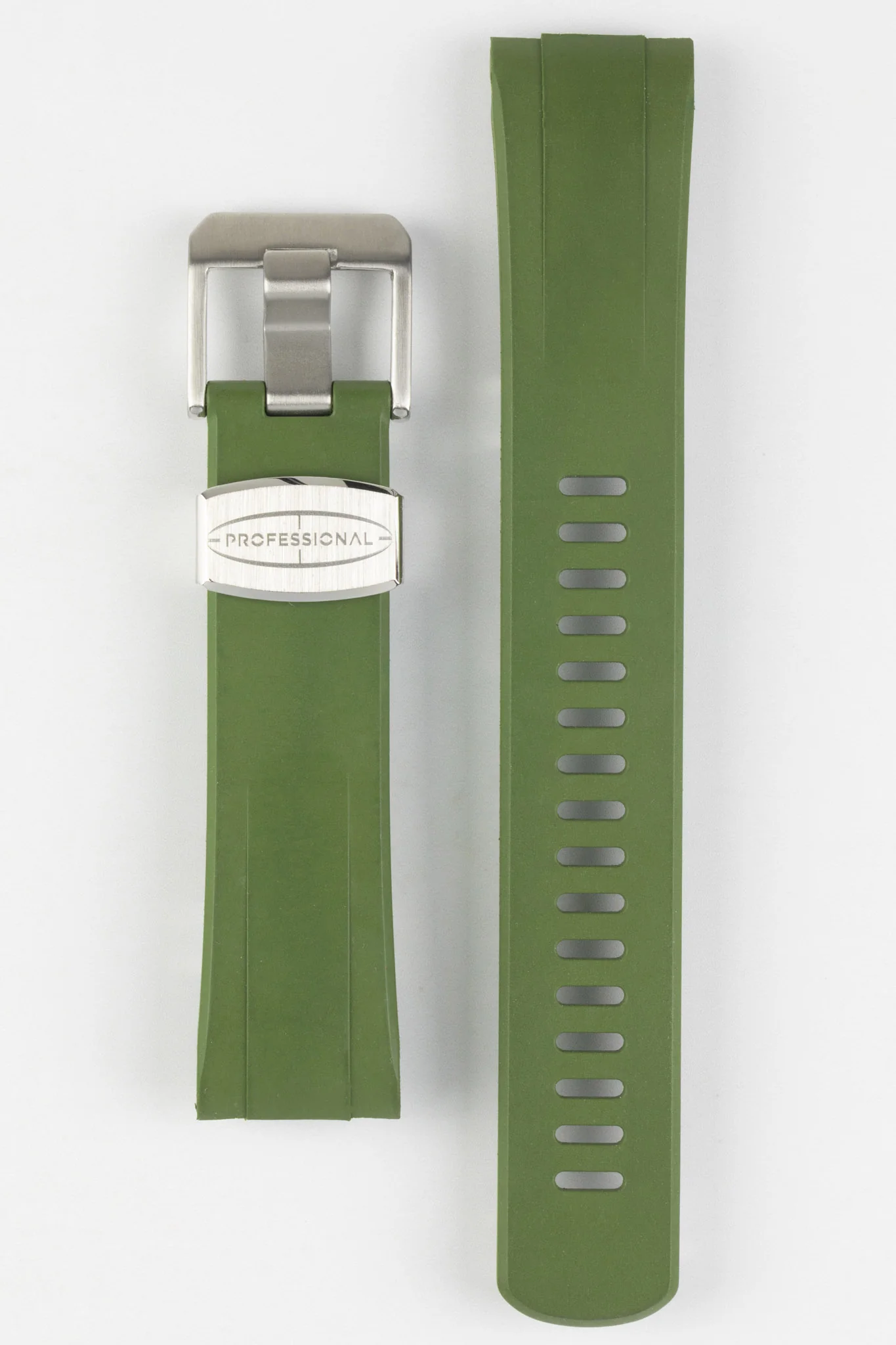 CRAFTER BLUE CB08 Rubber Watch Strap for Seiko "New" Turtle Series – GREEN - Image 6