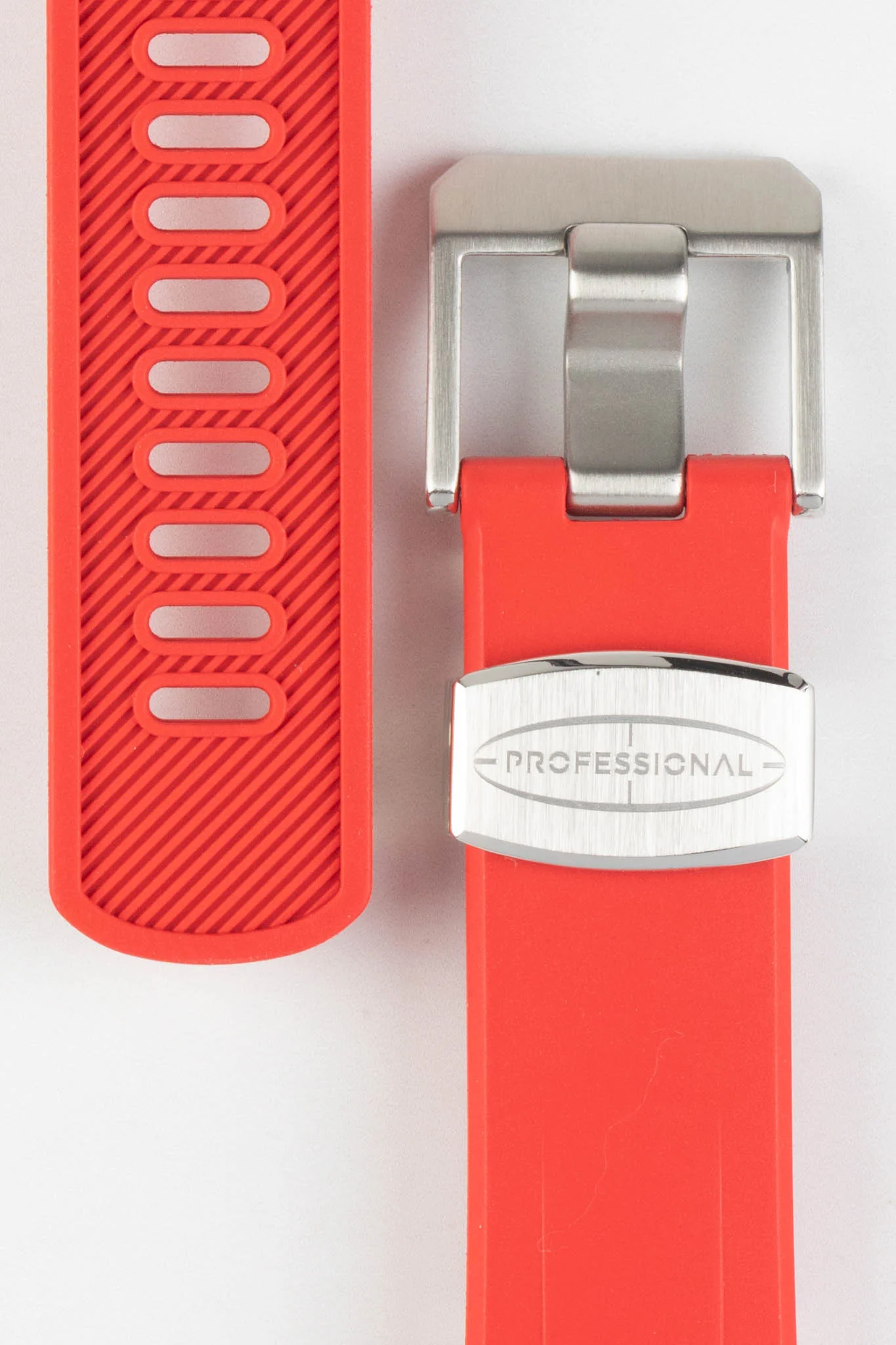 CRAFTER BLUE CB08 Rubber Watch Strap for Seiko "New" Turtle Series – RED - Image 3