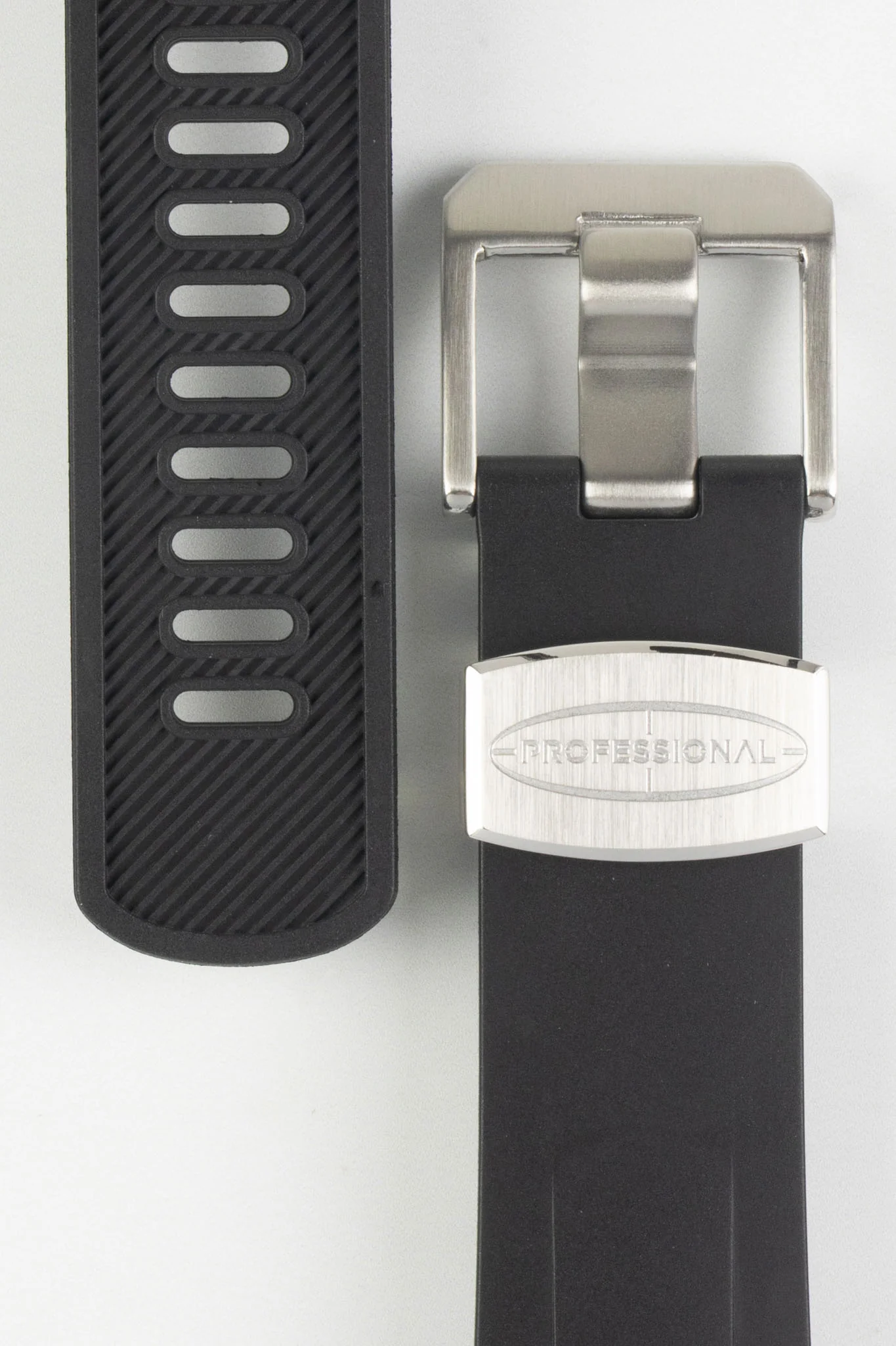 CRAFTER BLUE TD02 Rubber Watch Strap for Tudor Pelagos Series – BLACK - Image 3