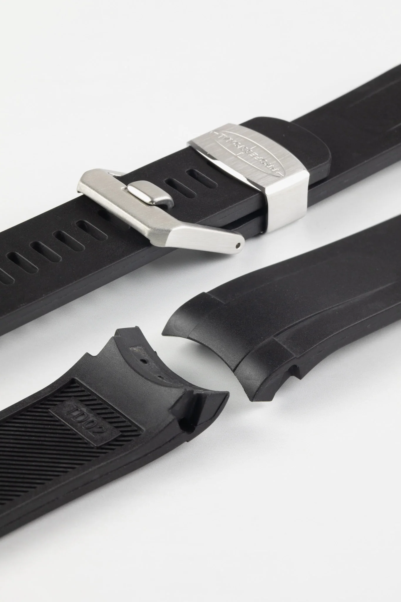 CRAFTER BLUE TD02 Rubber Watch Strap for Tudor Pelagos Series – BLACK - Image 5