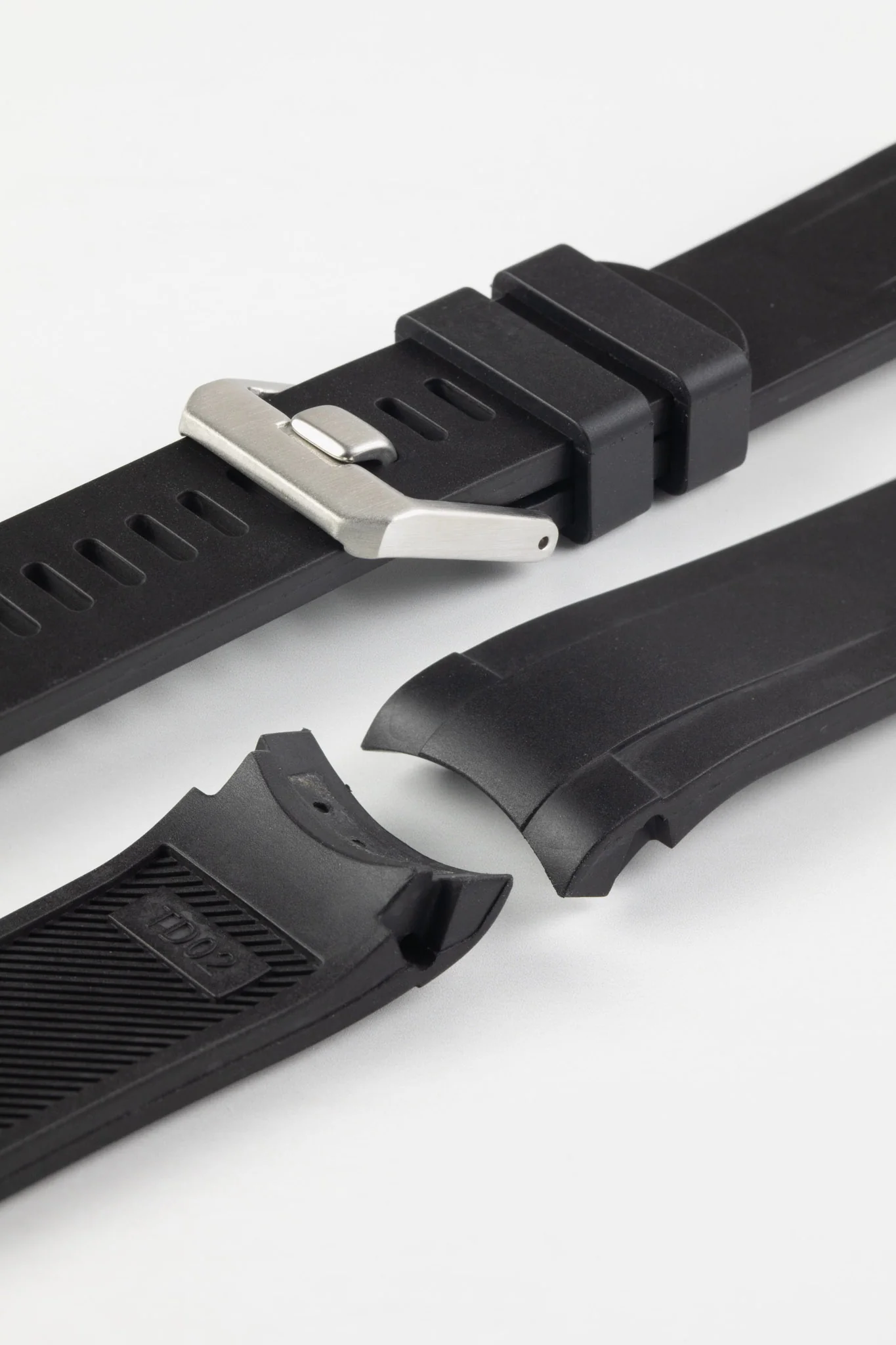 CRAFTER BLUE TD02 Rubber Watch Strap for Tudor Pelagos Series – BLACK - Image 6