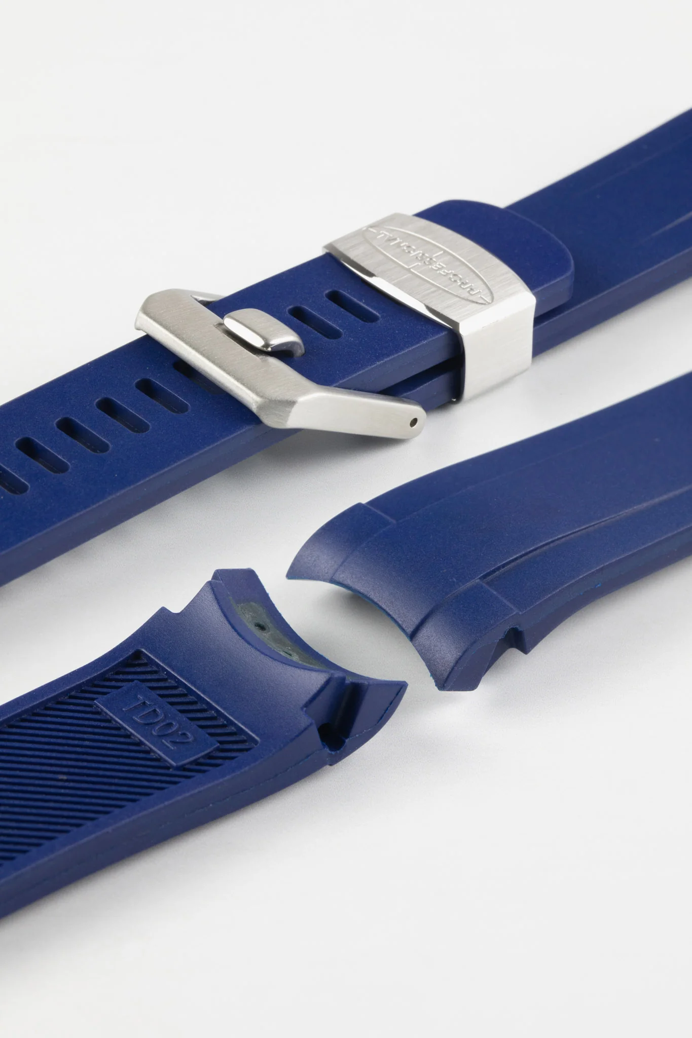 CRAFTER BLUE TD02 Rubber Watch Strap for Tudor Pelagos Series – BLUE - Image 5