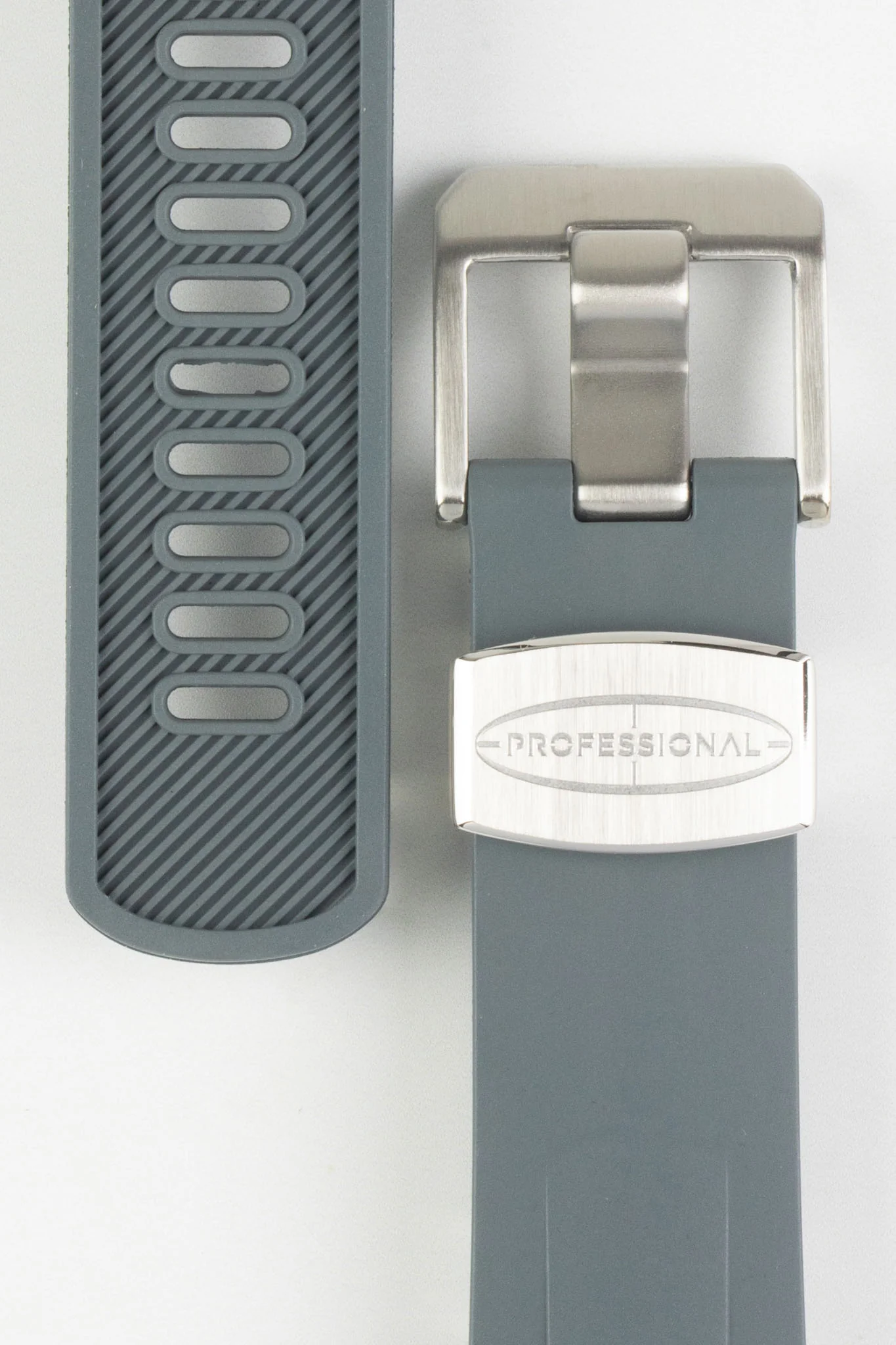 CRAFTER BLUE TD02 Rubber Watch Strap for Tudor Pelagos Series – GREY - Image 3