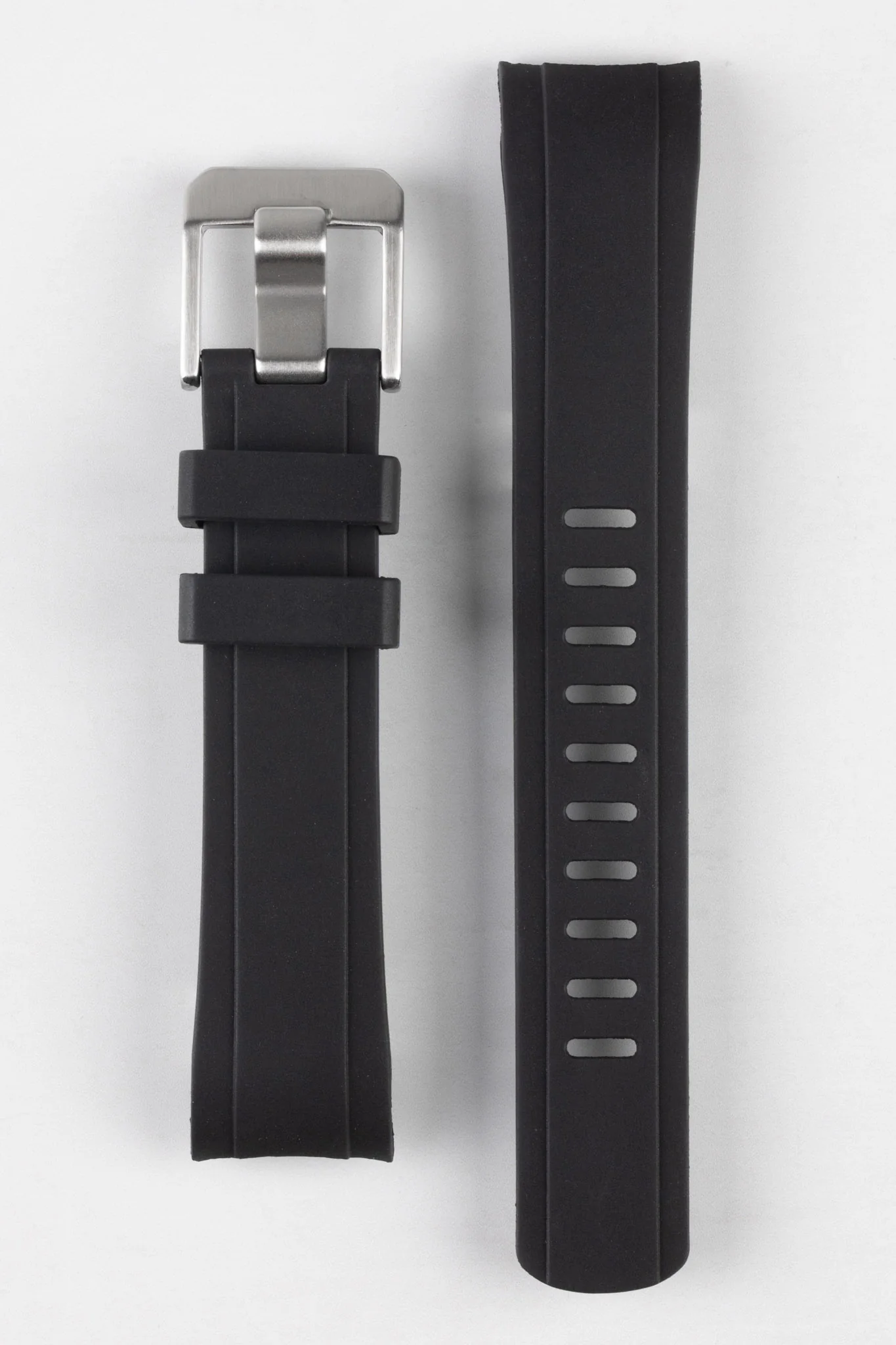 CRAFTER BLUE RX01 Rubber Watch Strap for Rolex Watches – BLACK - Image 7