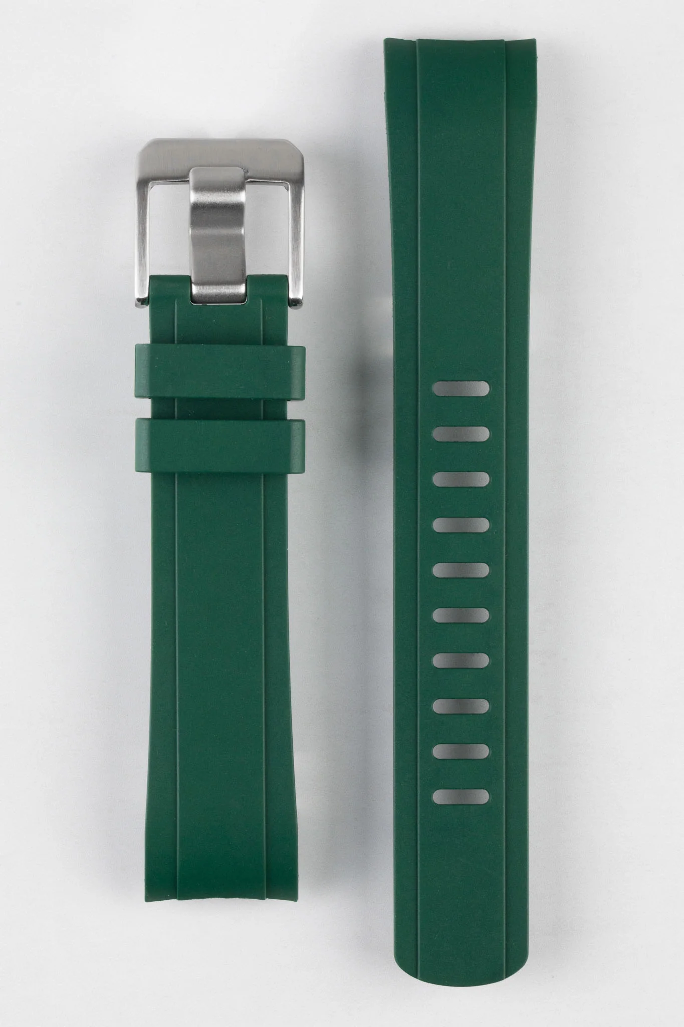 CRAFTER BLUE RX01 Rubber Watch Strap for Rolex Watches – GREEN - Image 7