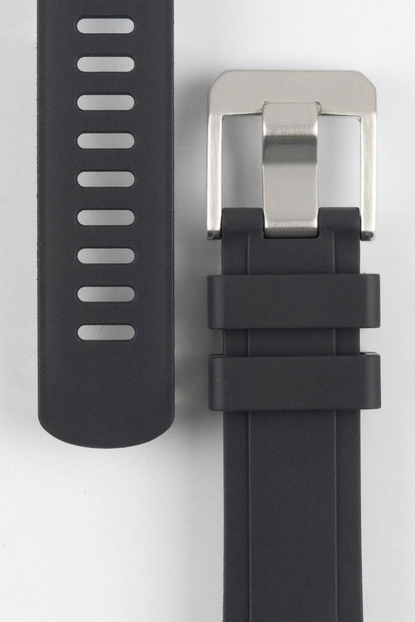 CRAFTER BLUE TD03 Rubber Watch Strap for Tudor Black Bay 58 Series – BLACK - Image 3