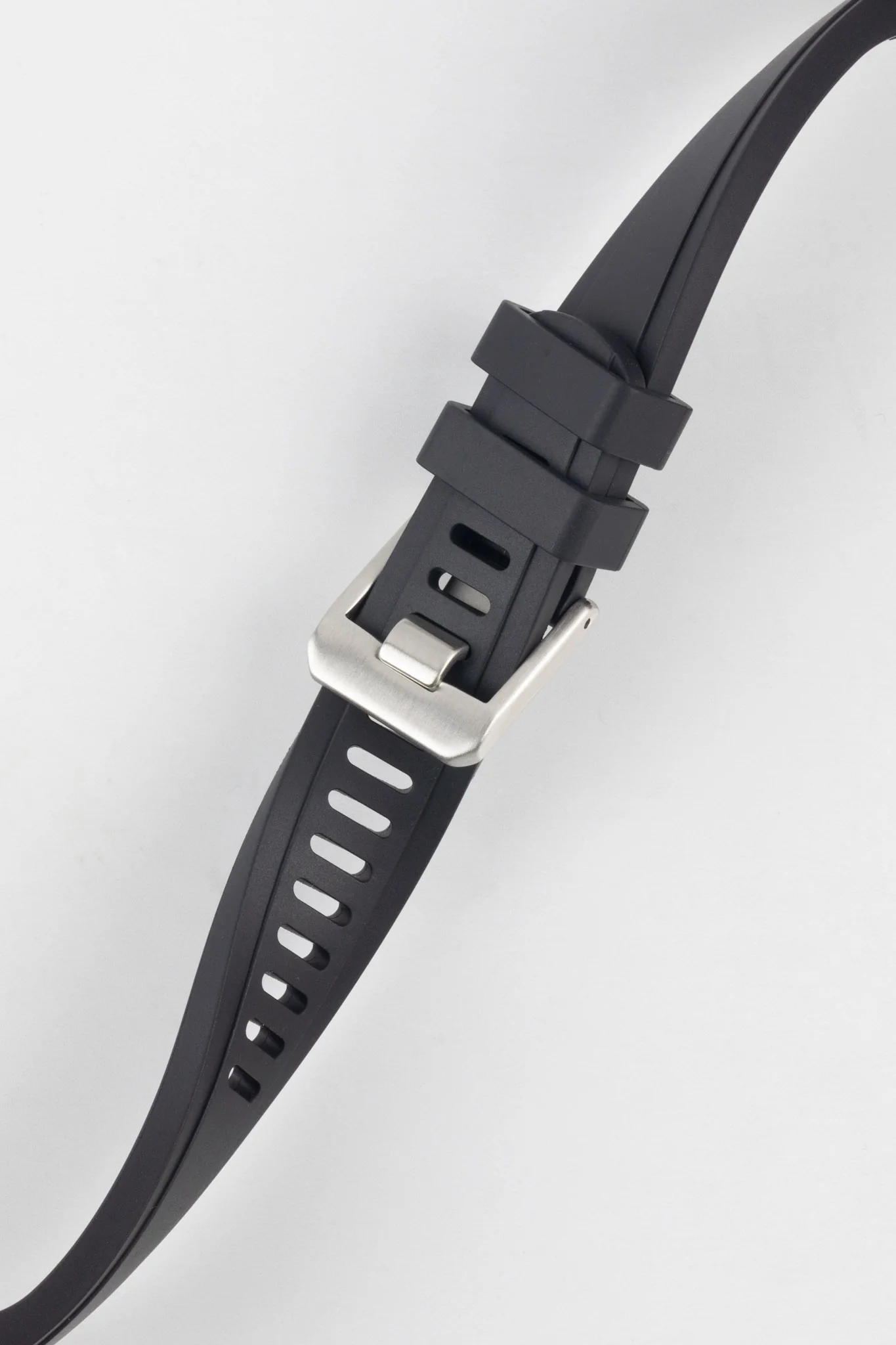 CRAFTER BLUE TD03 Rubber Watch Strap for Tudor Black Bay 58 Series – BLACK - Image 5