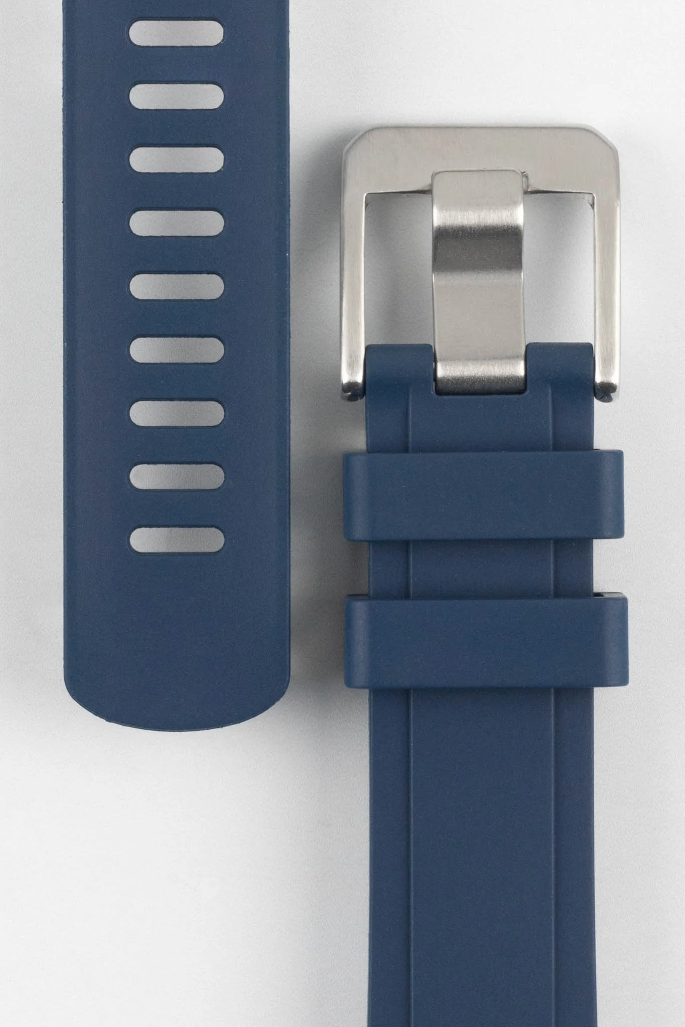 CRAFTER BLUE TD03 Rubber Watch Strap for Tudor Black Bay 58 Series – BLUE - Image 3