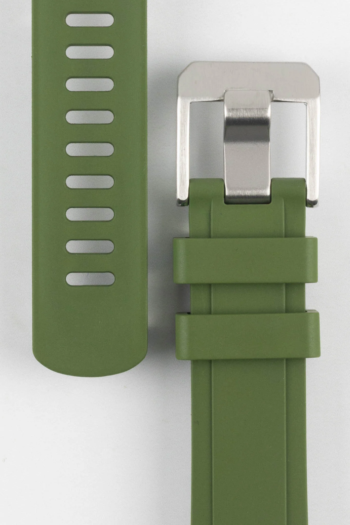 CRAFTER BLUE TD03 Rubber Watch Strap for Tudor Black Bay 58 Series – GREEN - Image 3