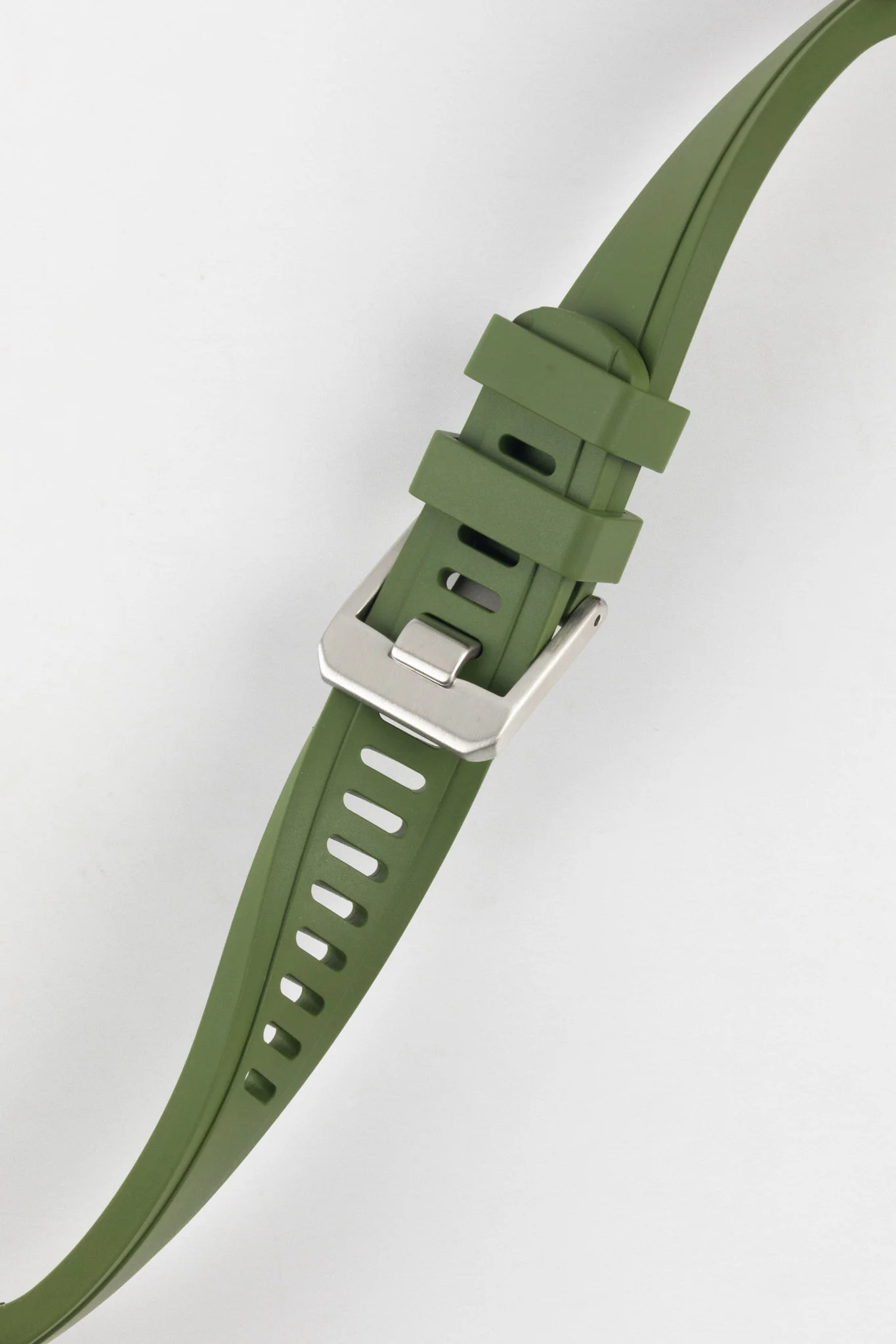 CRAFTER BLUE TD03 Rubber Watch Strap for Tudor Black Bay 58 Series – GREEN - Image 5