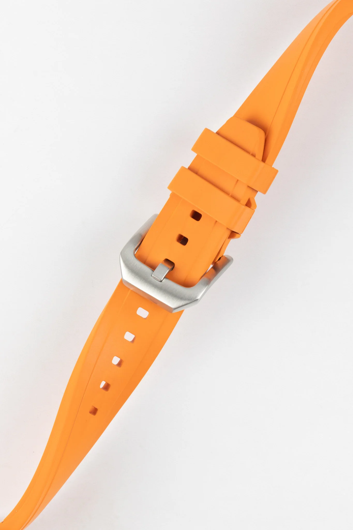 CRAFTER BLUE UX03 Orange FKM Rubber Watch Strap - Image 5