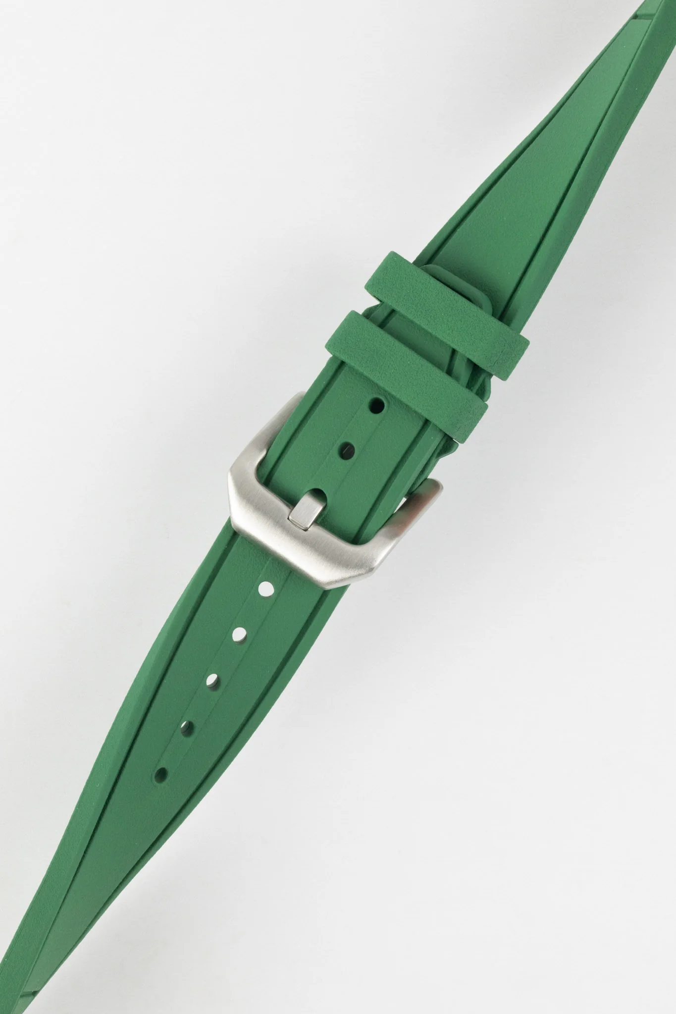 CRAFTER BLUE UX07 Green FKM Rubber Watch Strap - Image 5
