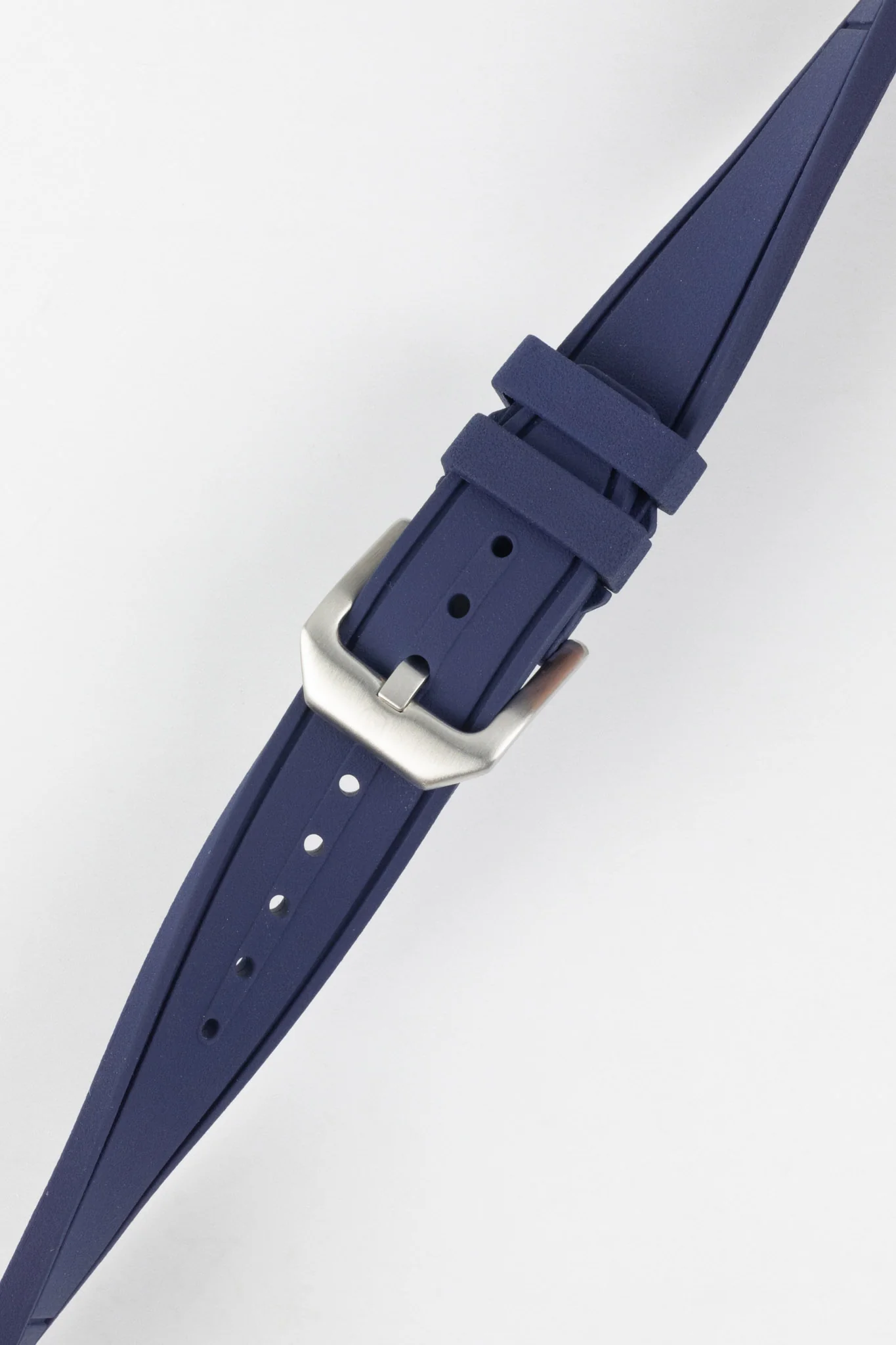 CRAFTER BLUE UX07 Navy FKM Rubber Watch Strap - Image 5
