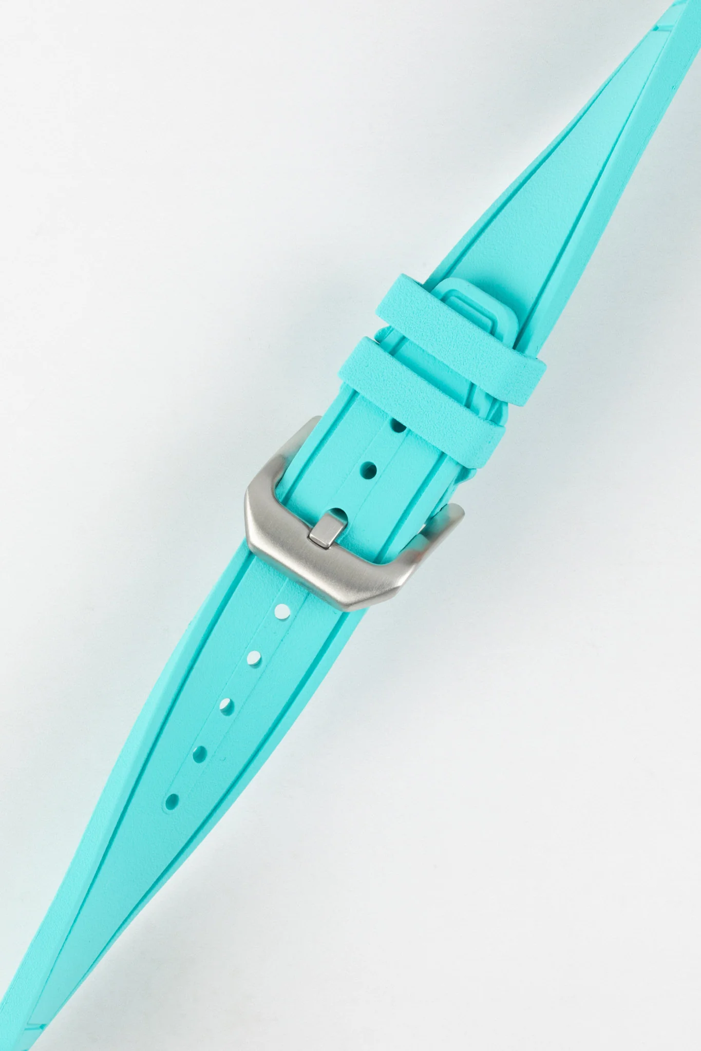 CRAFTER BLUE UX07 Turquoise FKM Rubber Watch Strap - Image 5