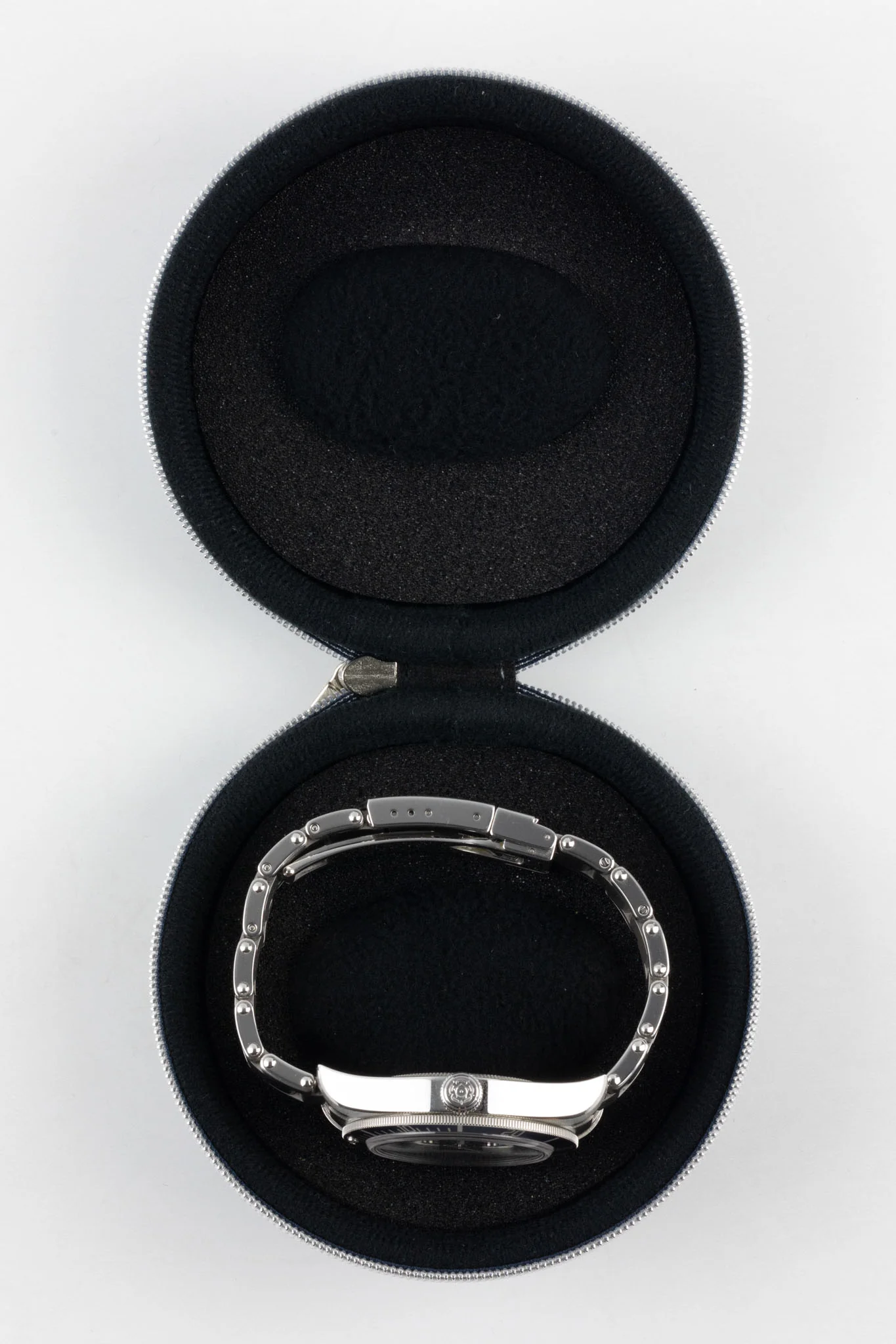 Oyster - 1 Watch Travel Case - Denim Blue - Image 5
