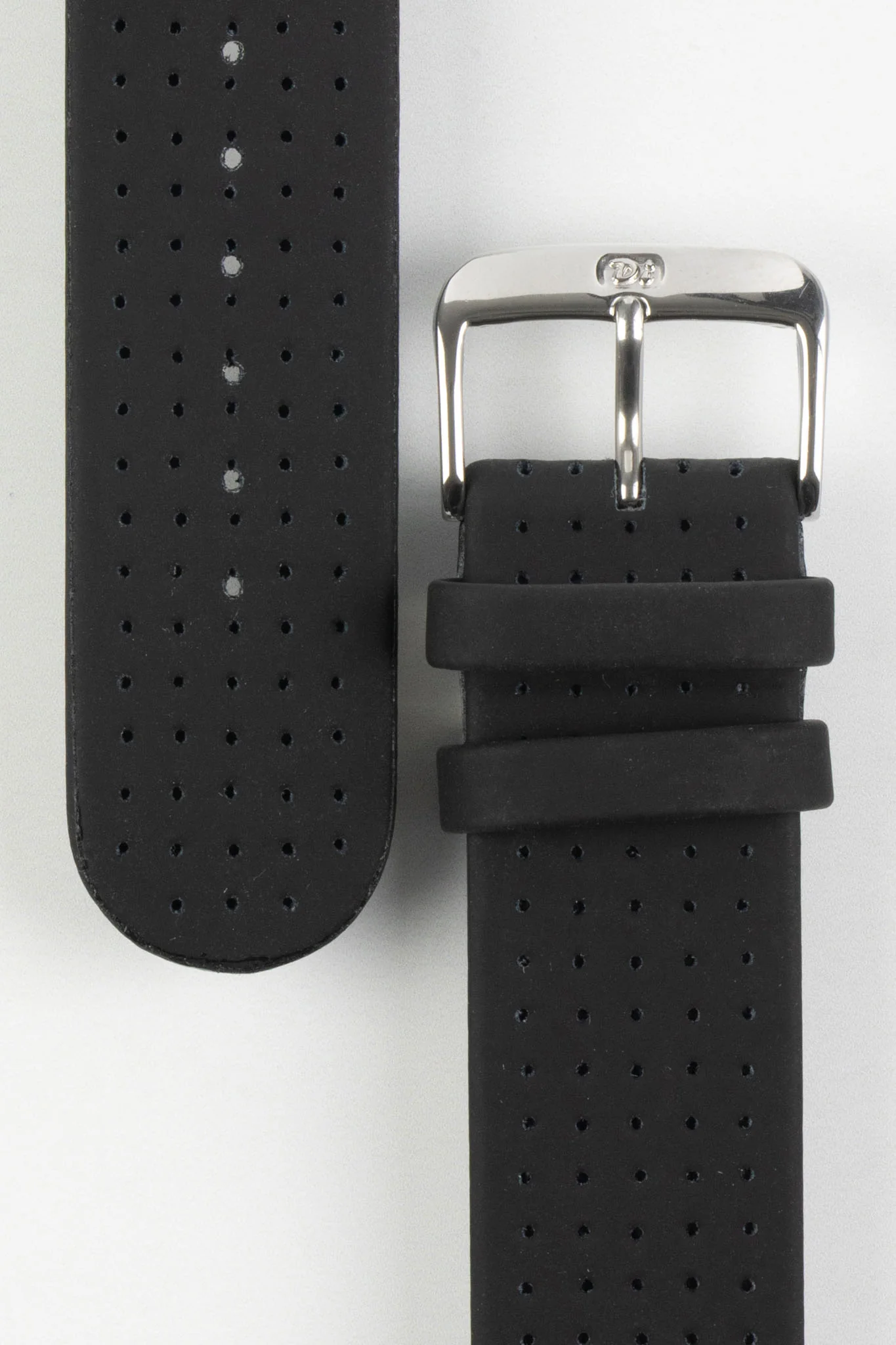 Di-Modell DESIGN Waterproof Sport Leather Watch Strap in BLACK - Image 3