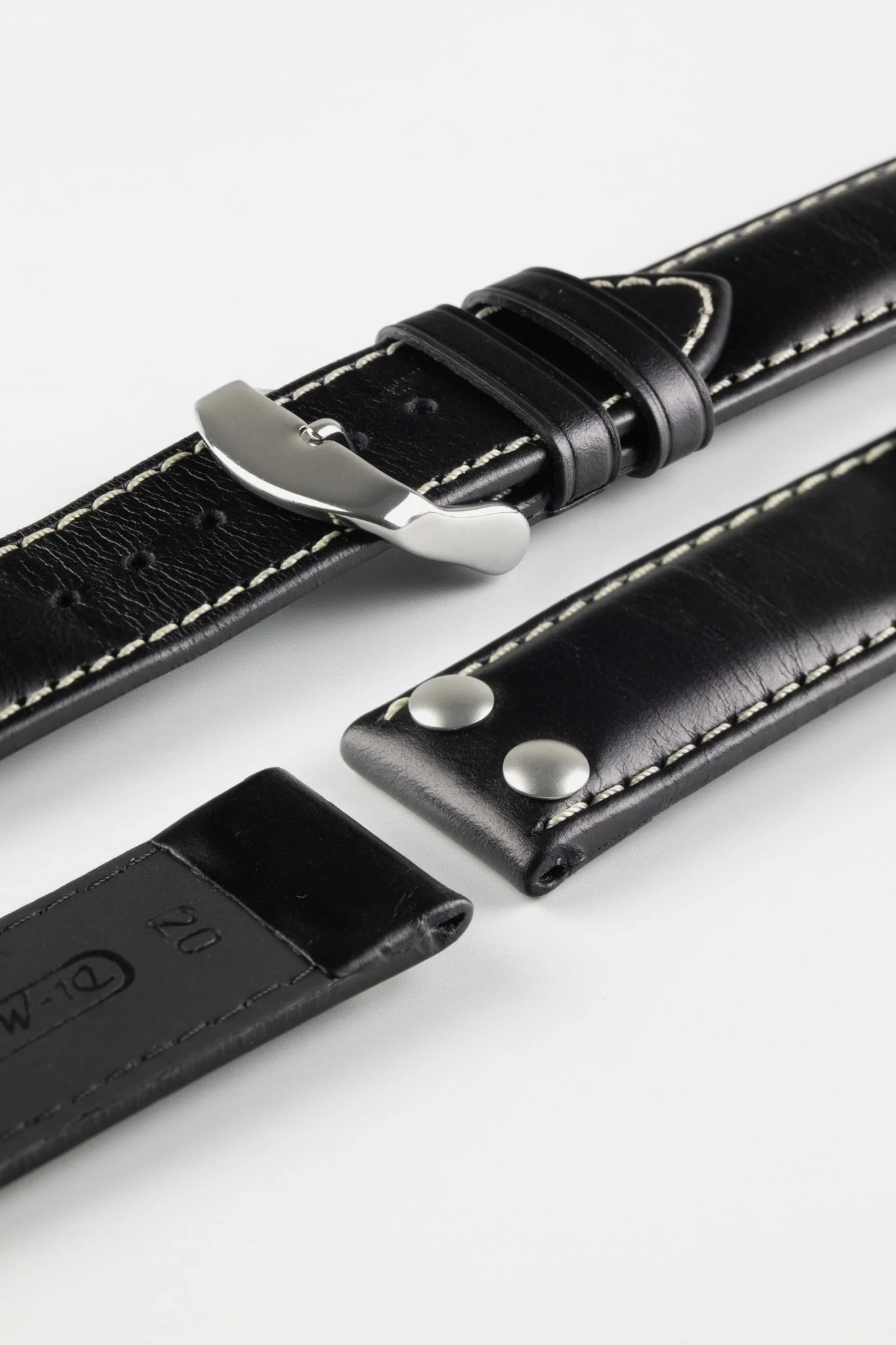 Di-Modell IKARUS Pilot Sport Watch Strap in BLACK - Image 4