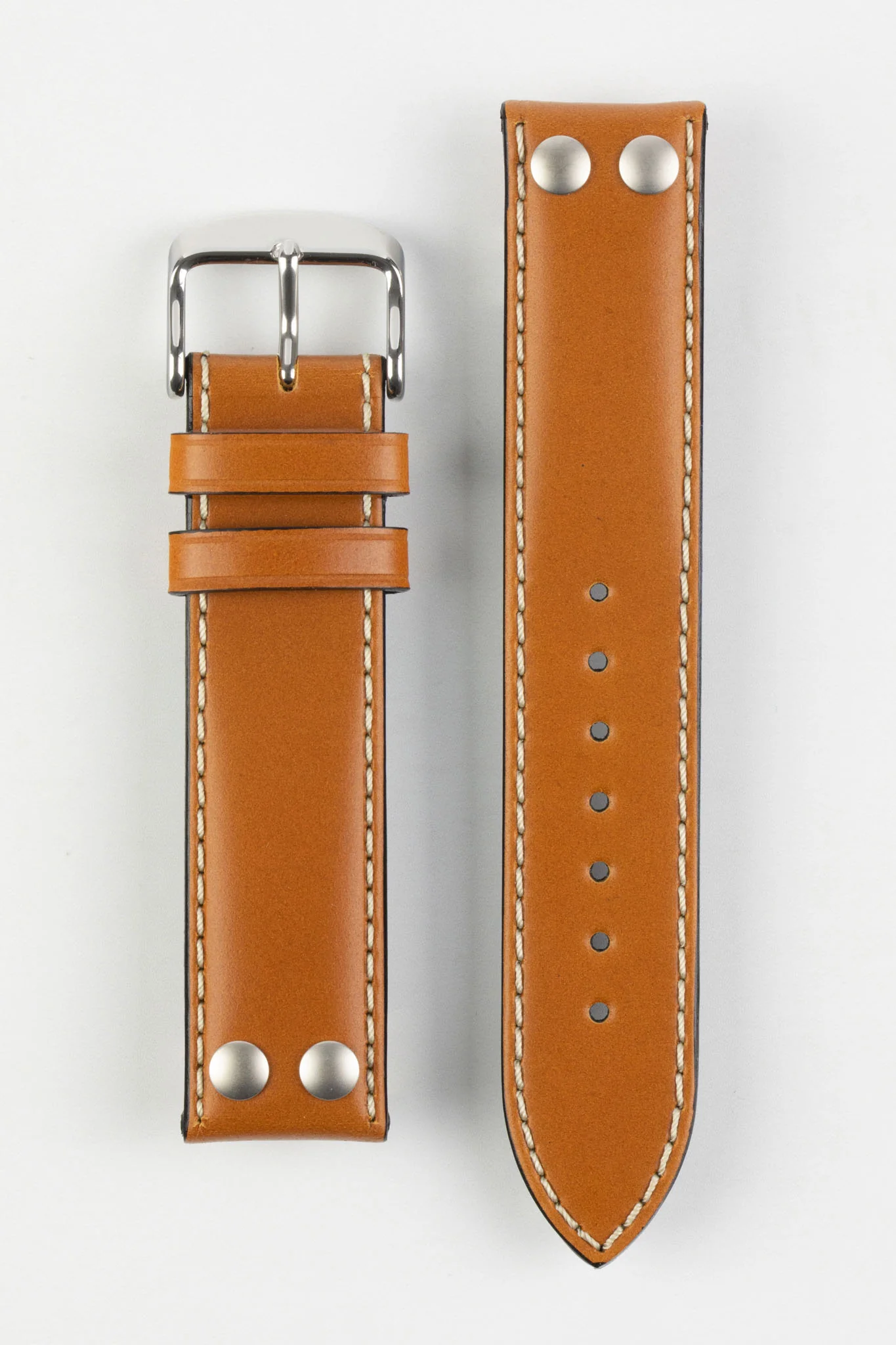 Di-Modell IKARUS Pilot Sport Watch Strap in GOLD BROWN - Image 5