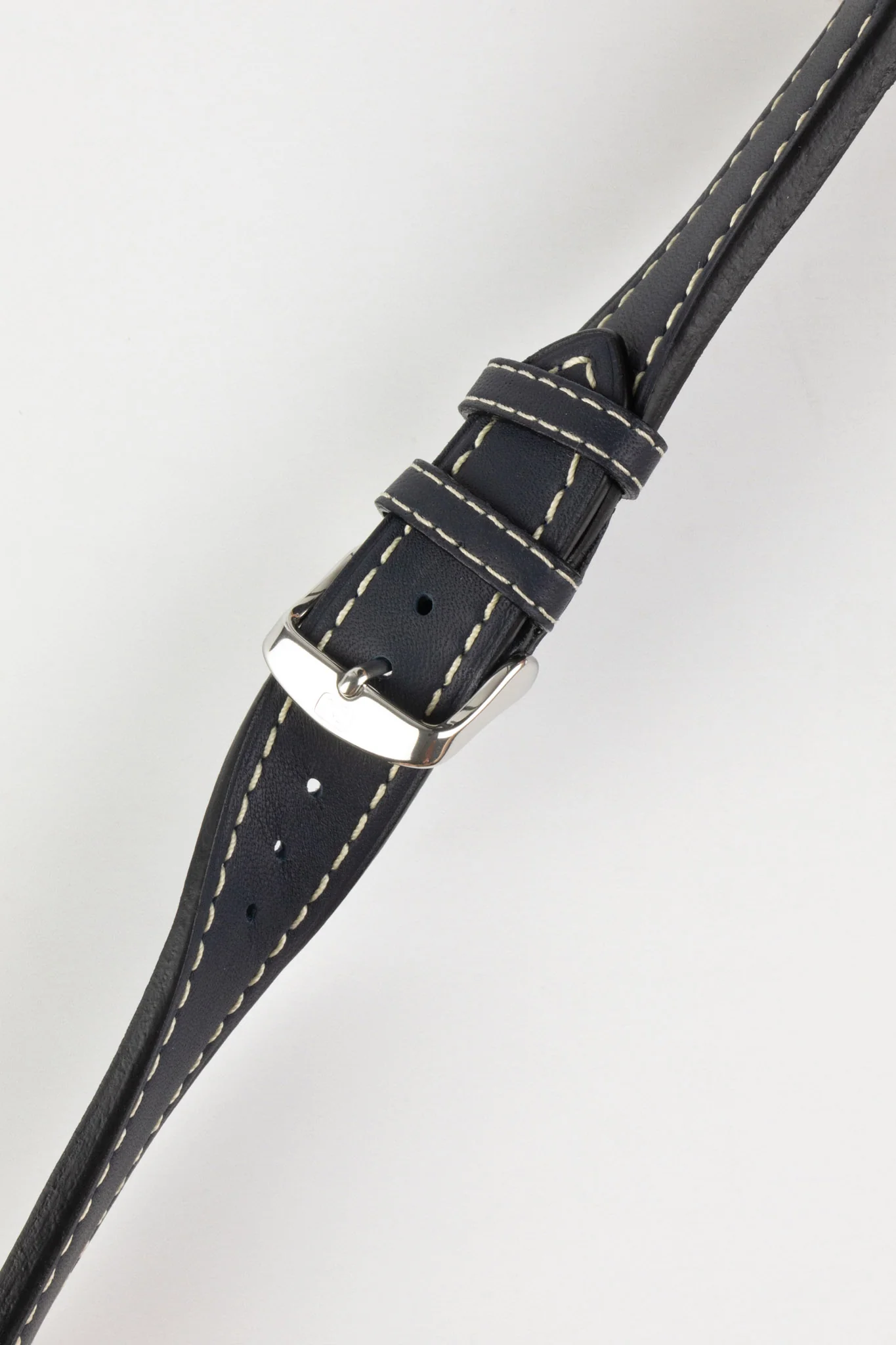 Di-Modell JUMBO Calf Leather Watch Strap in BLUE - Image 3