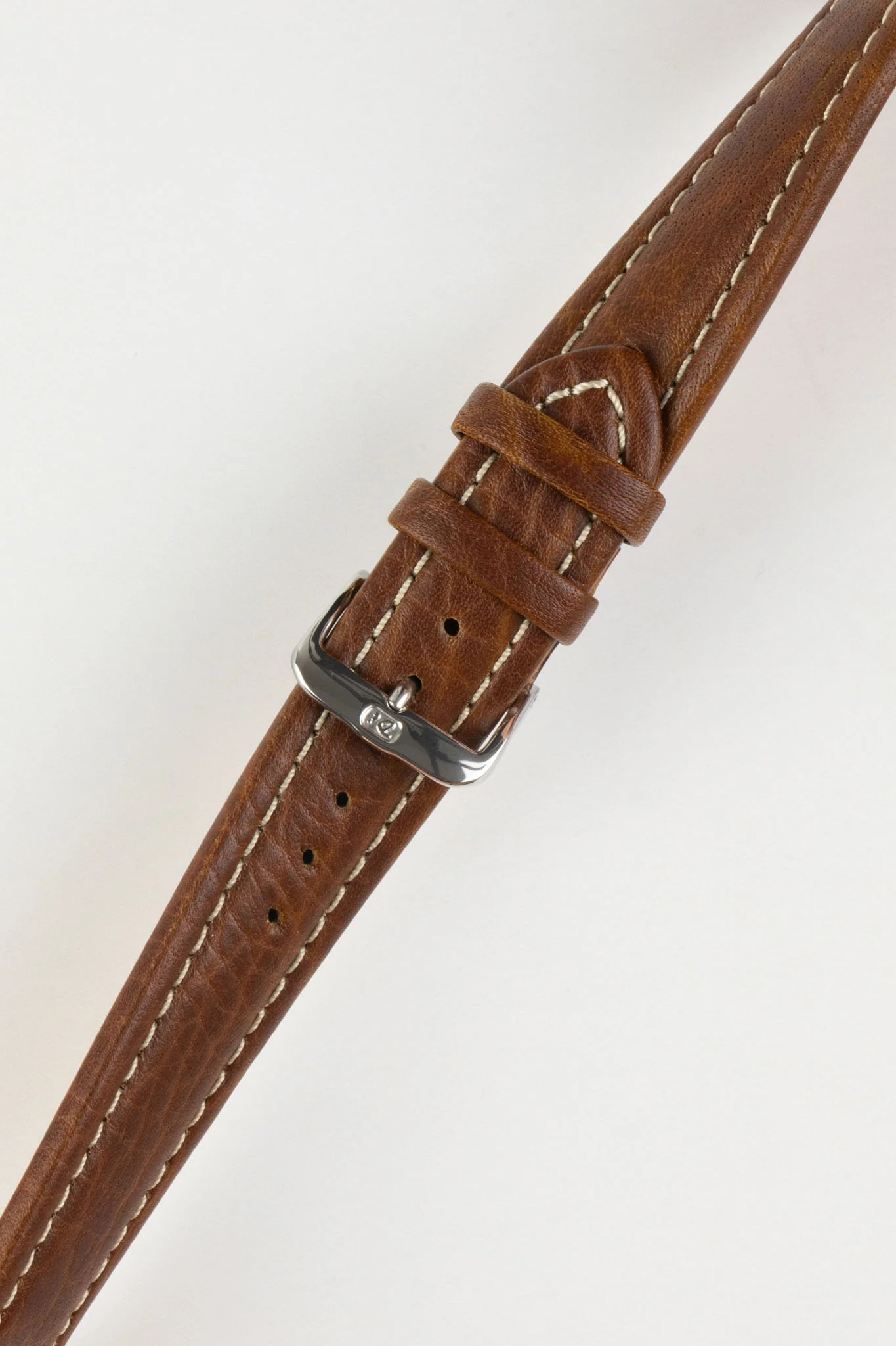 Di-Modell MONTANA Leather Sport Watch Strap in GOLD BROWN - Image 4