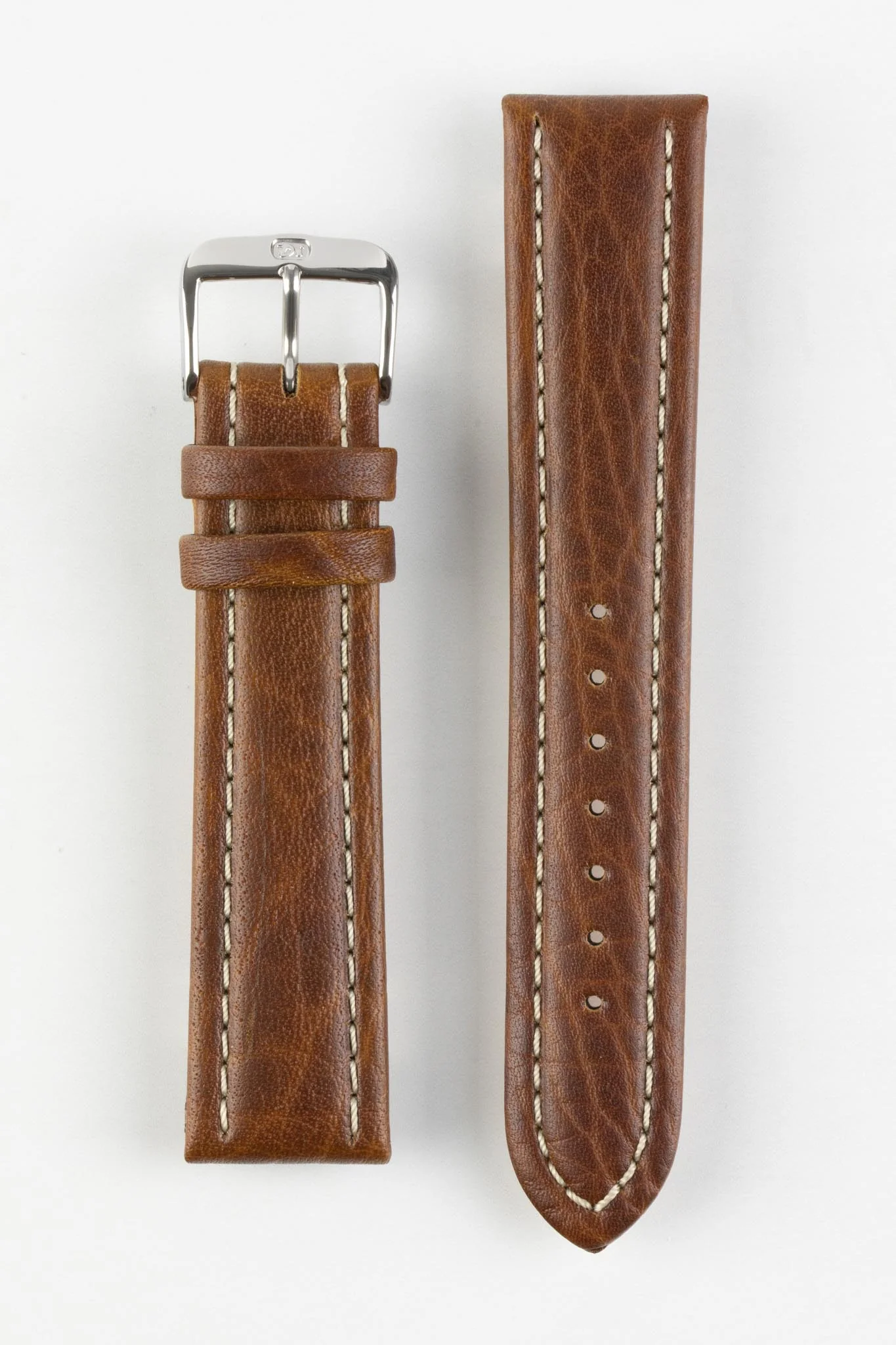 Di-Modell MONTANA Leather Sport Watch Strap in GOLD BROWN - Image 7