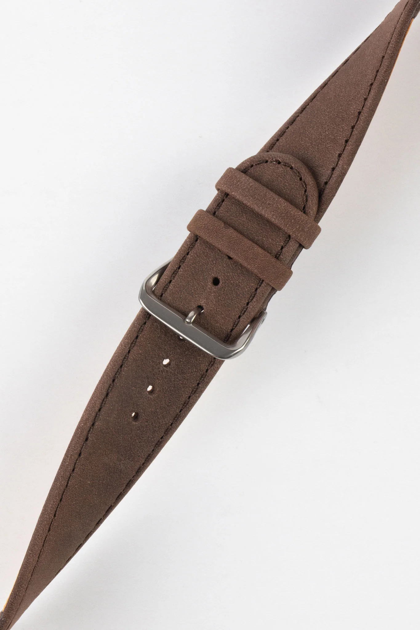 Di-Modell NATURAL Anti-Allergic Leather Watch Strap in BROWN - Image 4