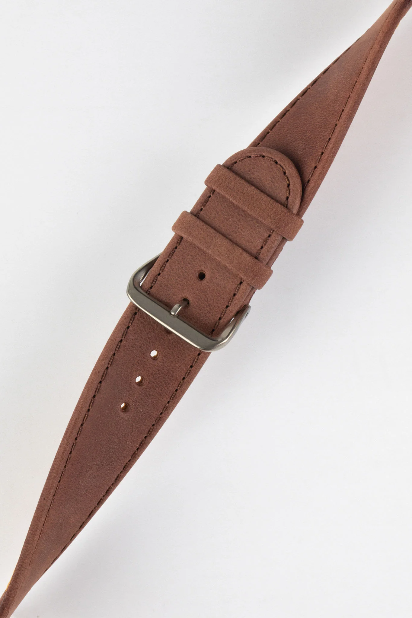 Di-Modell NATURAL Anti-Allergic Leather Watch Strap in GOLD BROWN - Image 5