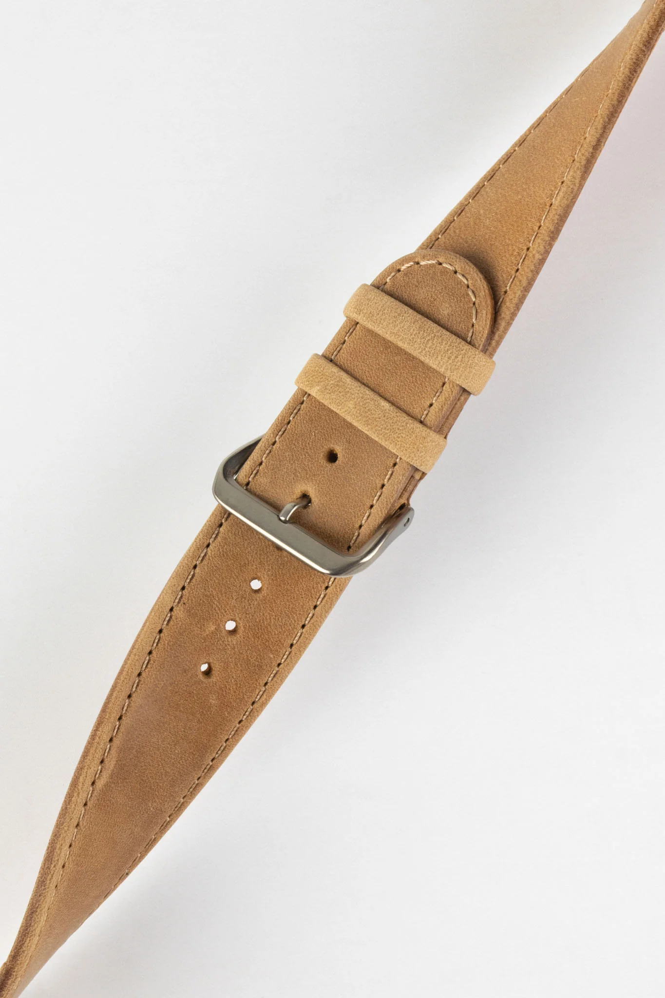 Di-Modell NATURAL Anti-Allergic Leather Watch Strap in HONEY - Image 4