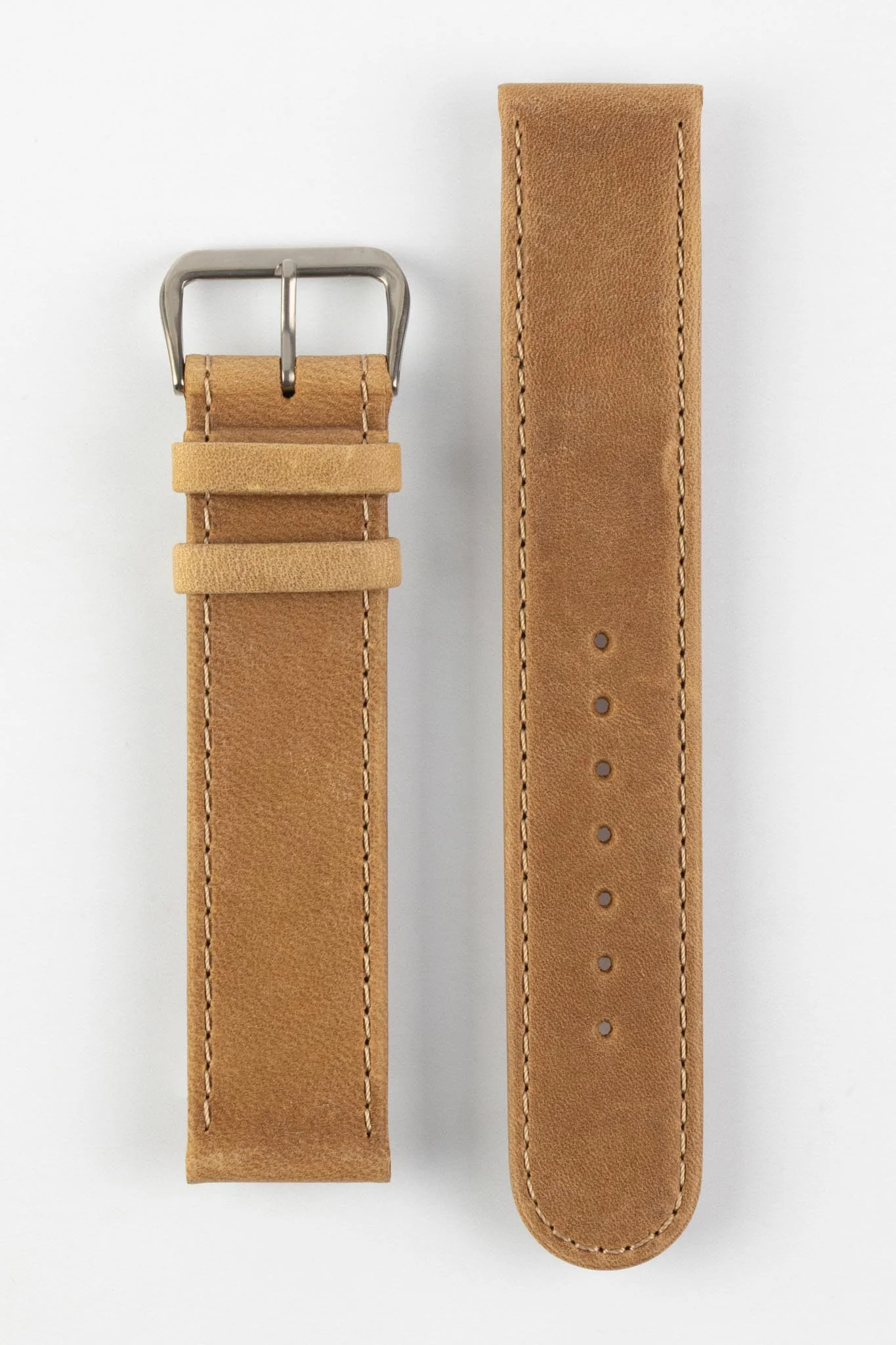 Di-Modell NATURAL Anti-Allergic Leather Watch Strap in HONEY - Image 6