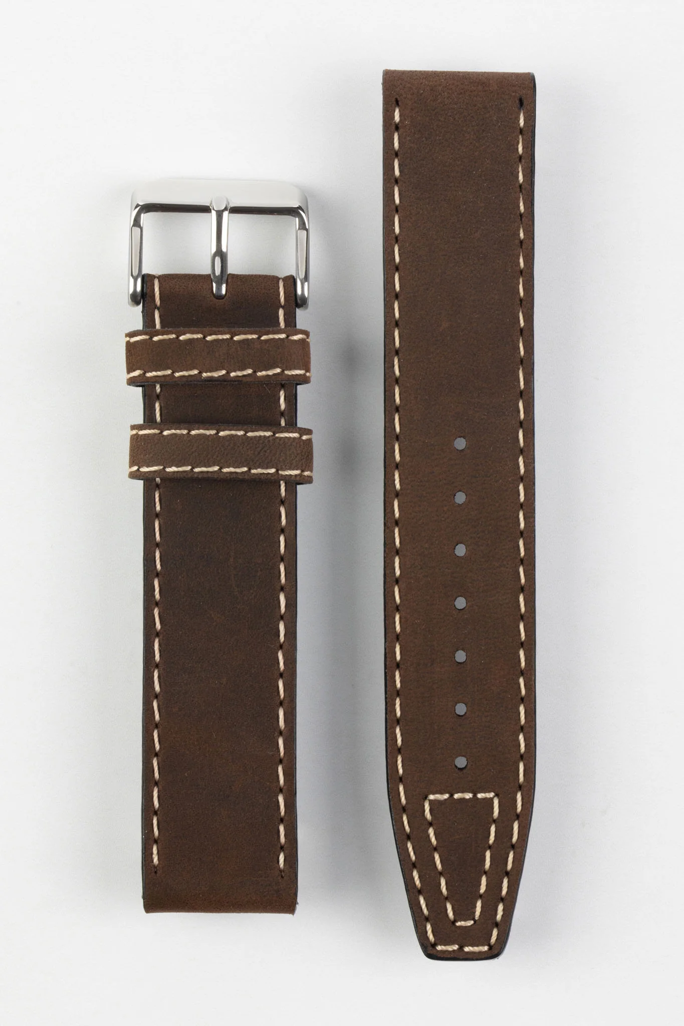 Di-Modell NEVADA Leather Watch Strap in BROWN - Image 5