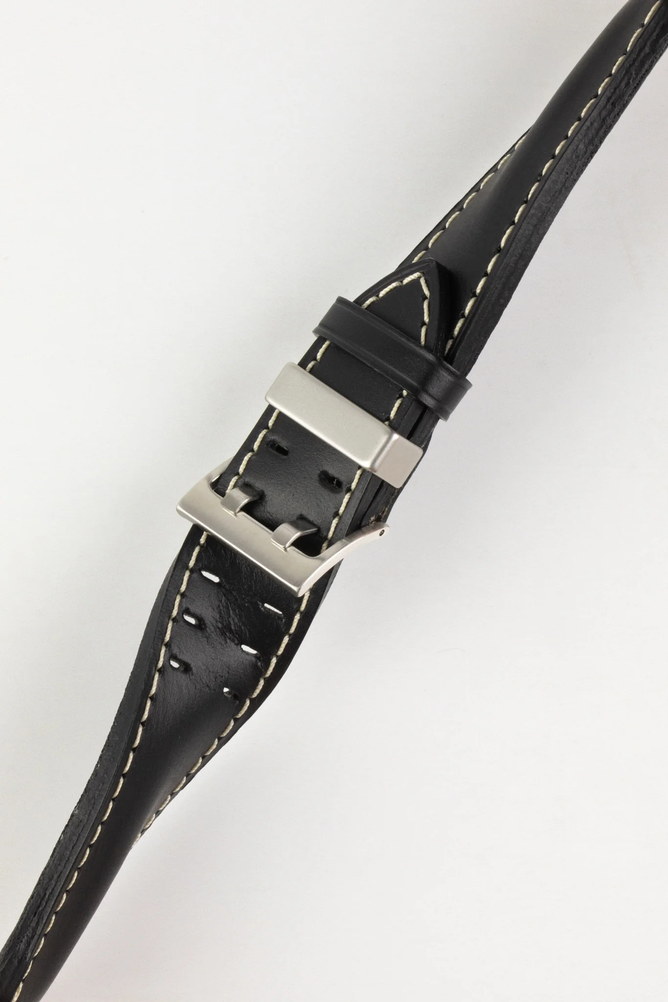 Di-Modell OFFROAD Calfskin Leather Watch Strap in BLACK - Image 4