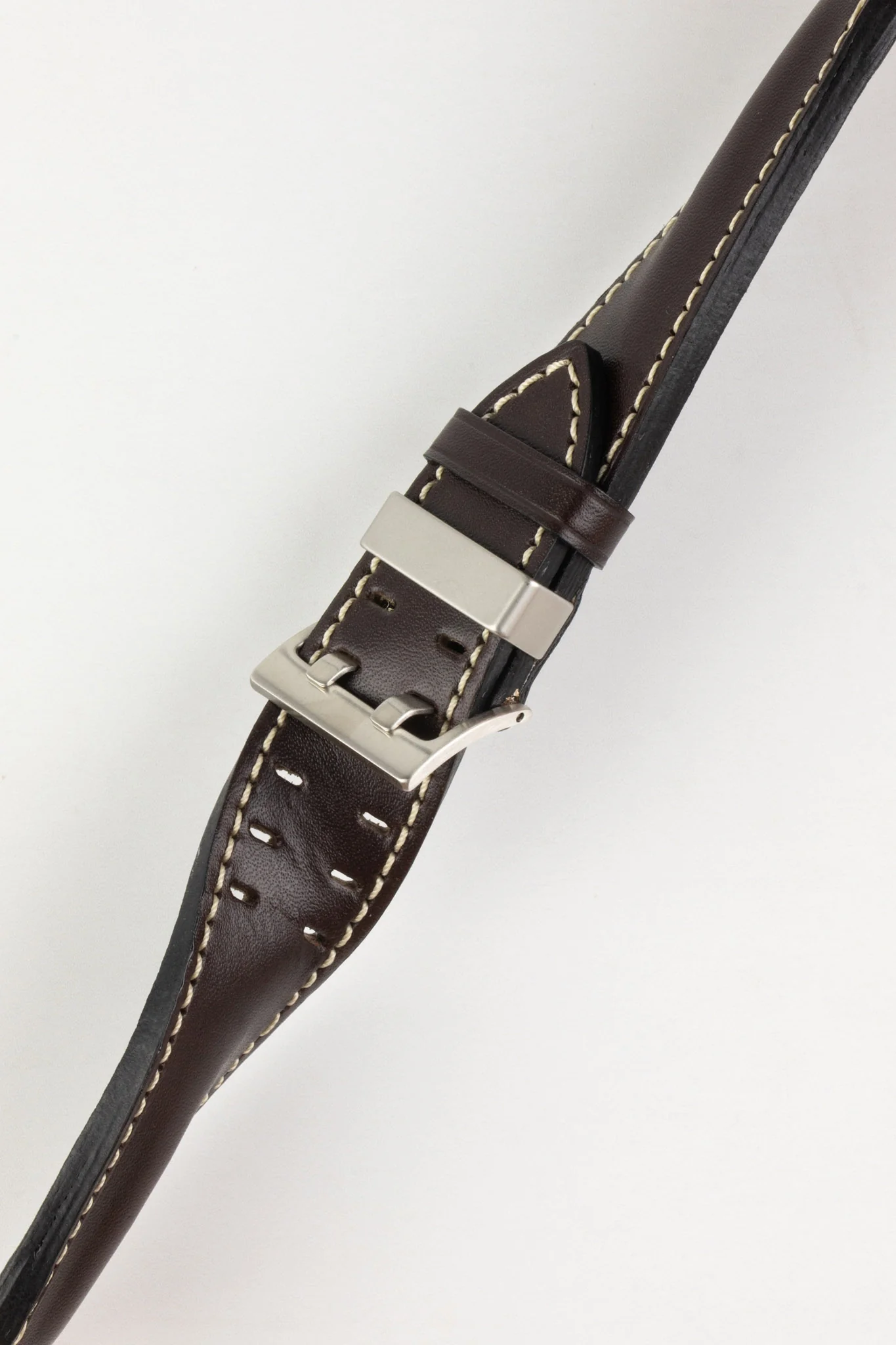 Di-Modell OFFROAD Calfskin Leather Watch Strap in BROWN - Image 4