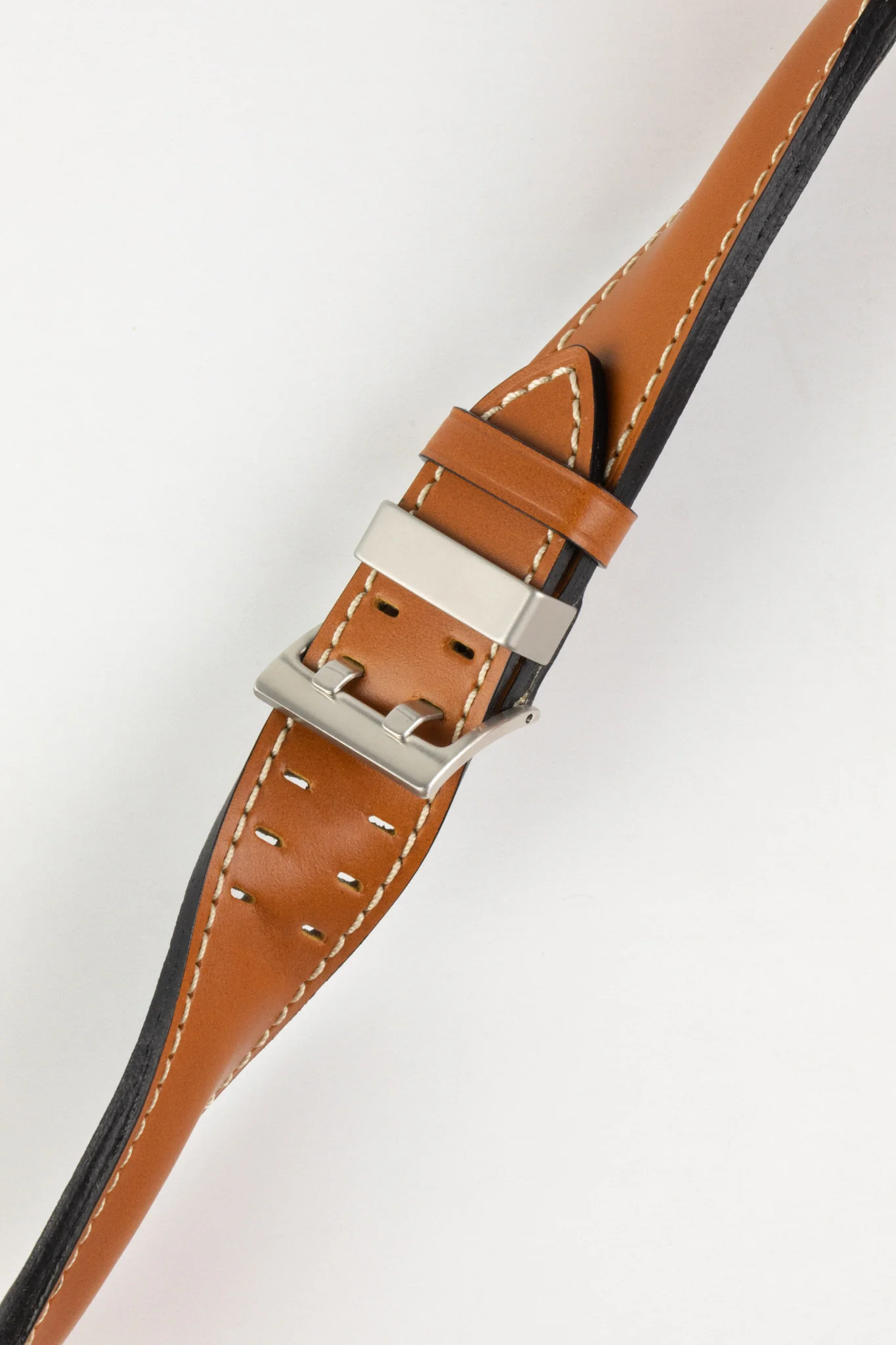 Di-Modell OFFROAD Calfskin Leather Watch Strap in GOLD BROWN - Image 4