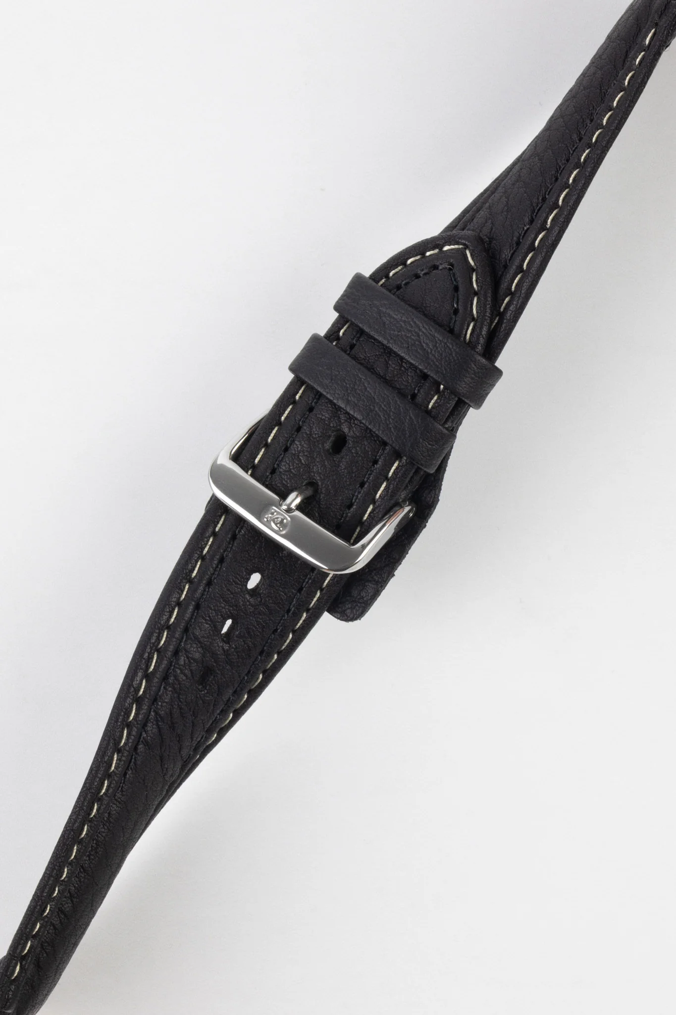 Di-Modell PILOT Waterproof Leather Watch Strap in BLACK - Image 4