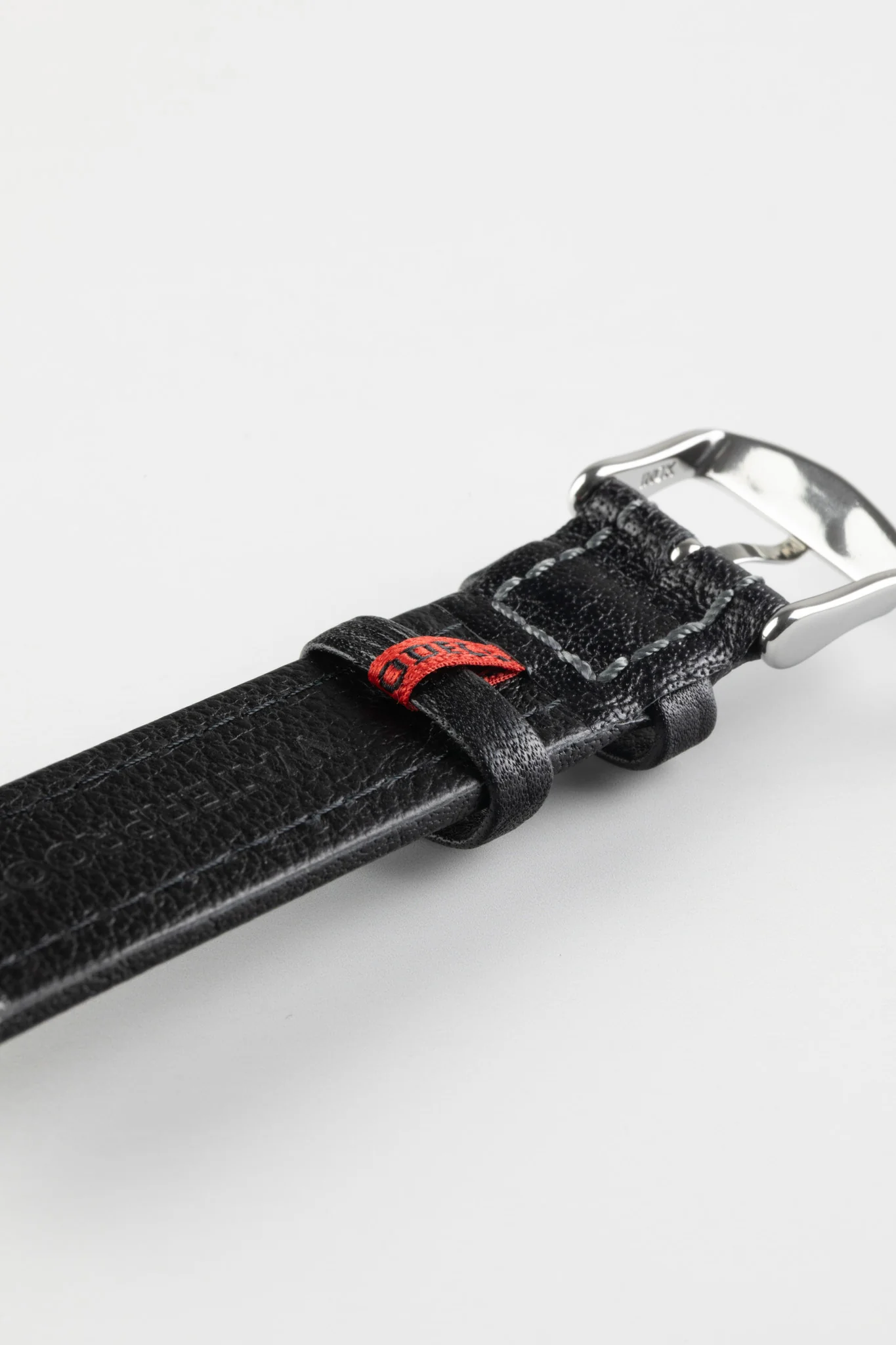 Di-Modell POLO SHERPA Waterproof Padded Leather Watch Strap in BLACK - Image 7