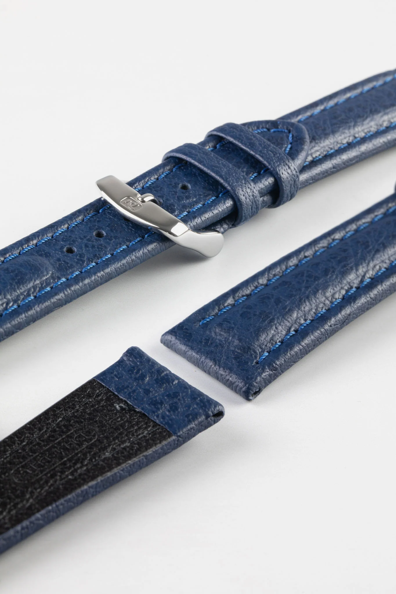Di-Modell POLO SHERPA Waterproof Padded Leather Watch Strap in BLUE - Image 7