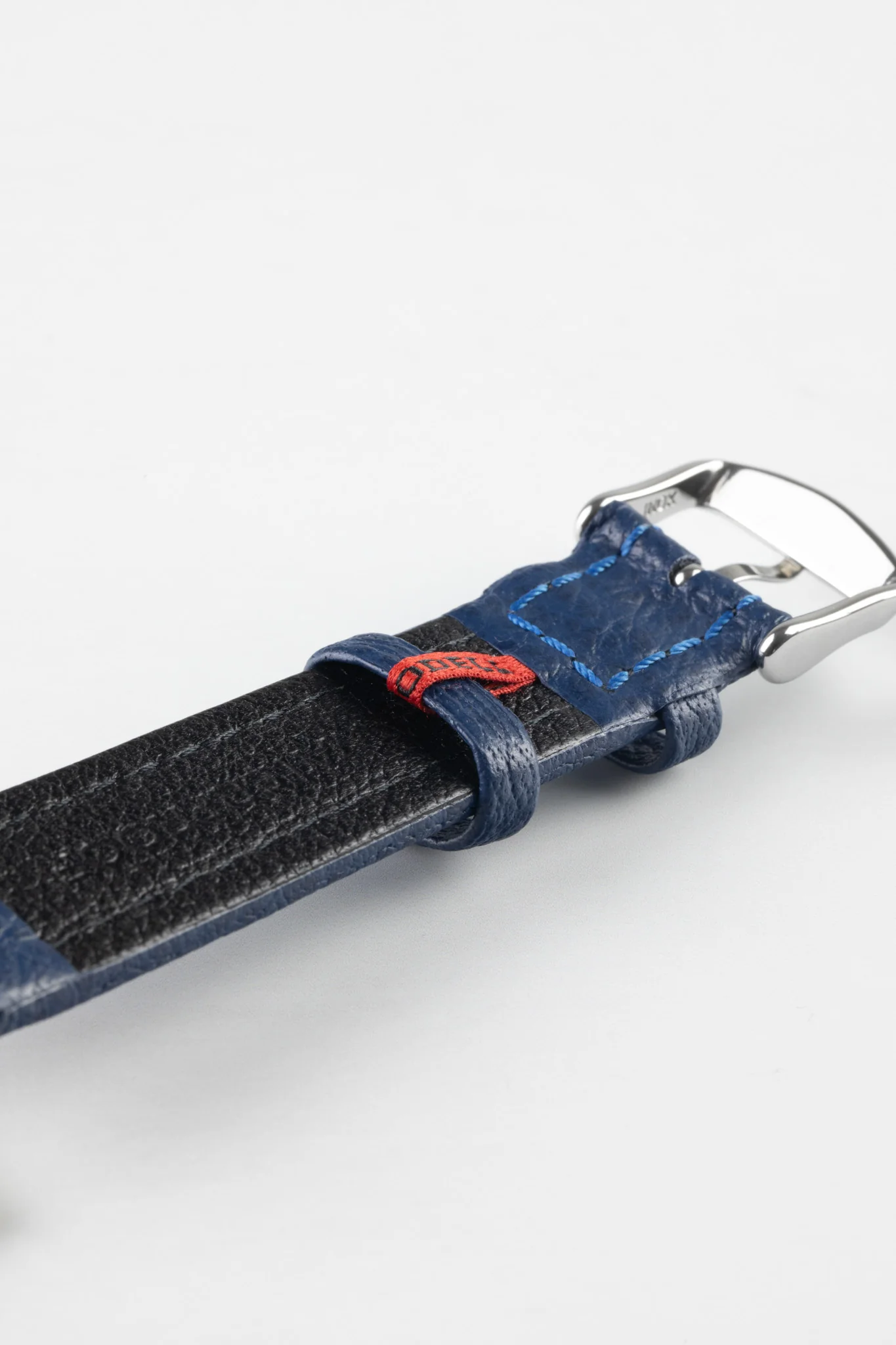 Di-Modell POLO SHERPA Waterproof Padded Leather Watch Strap in BLUE - Image 8