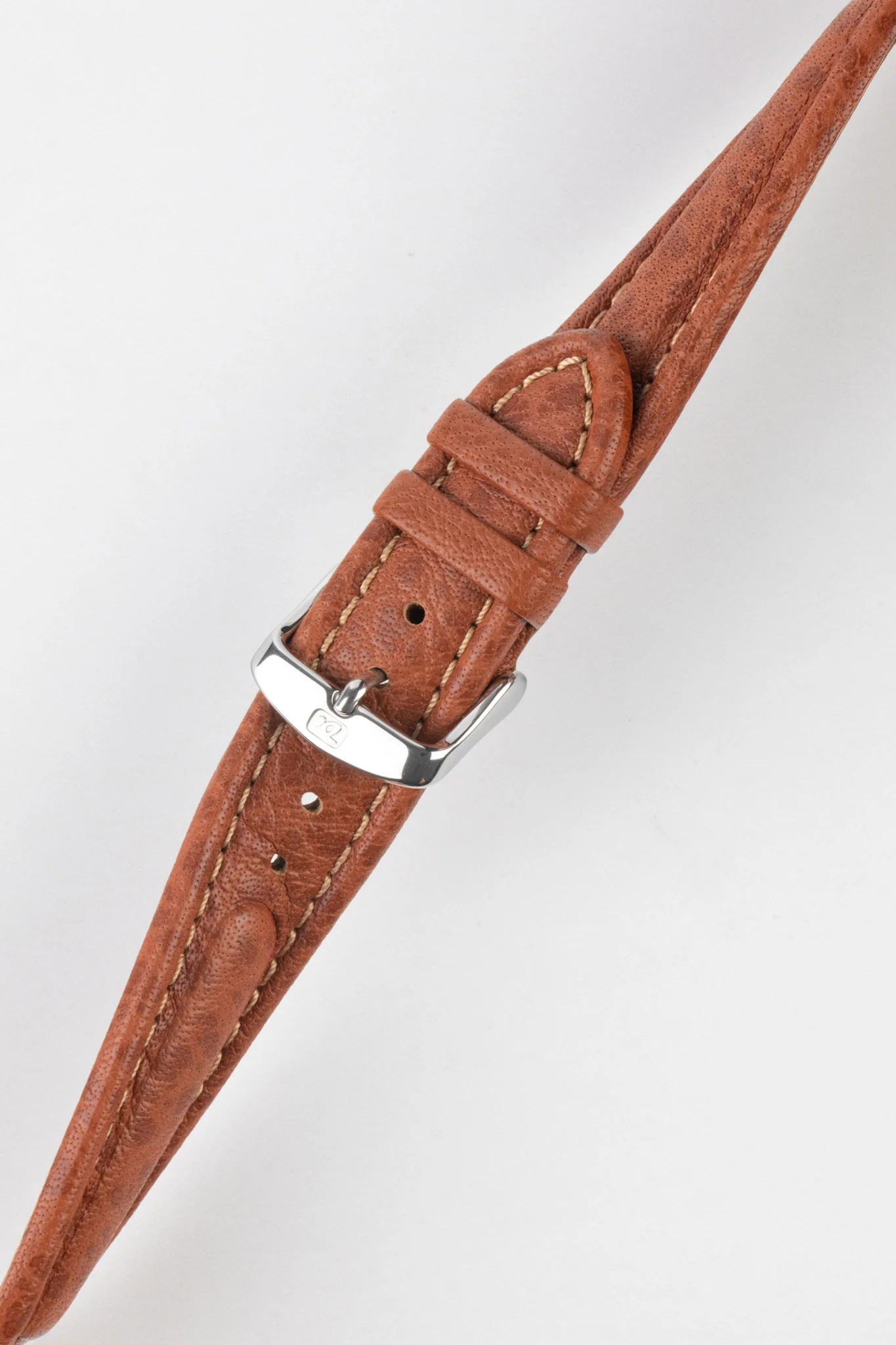 Di-Modell POLO SHERPA Waterproof Padded Leather Watch Strap in GOLD BROWN - Image 5
