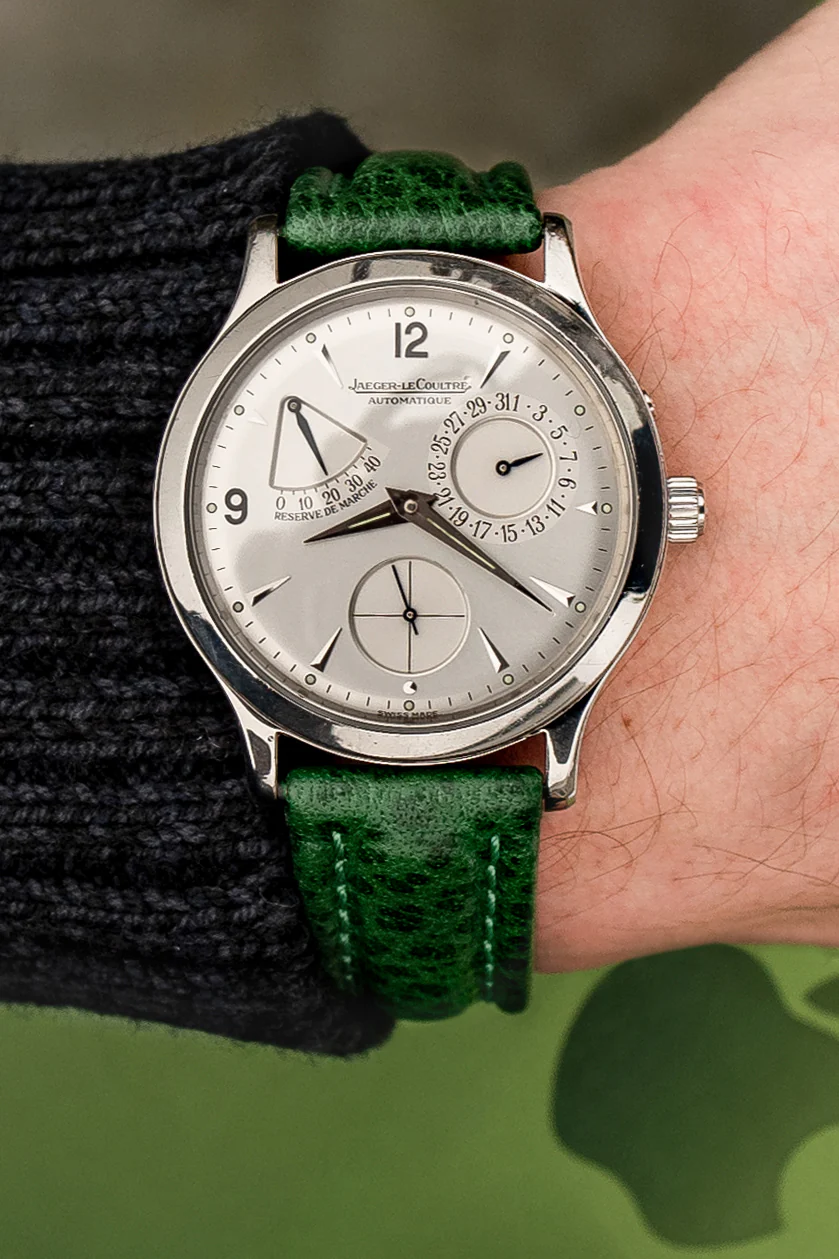 Di-Modell POLO SHERPA Waterproof Padded Leather Watch Strap in GREEN - Image 4